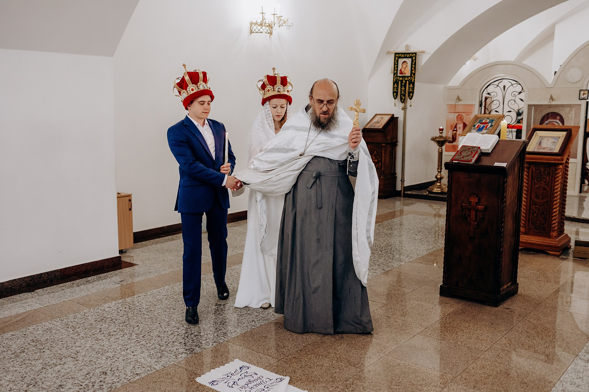 Венчание в Храме Петра и Павла. Семейный фотограф в Пензе Мария Левина