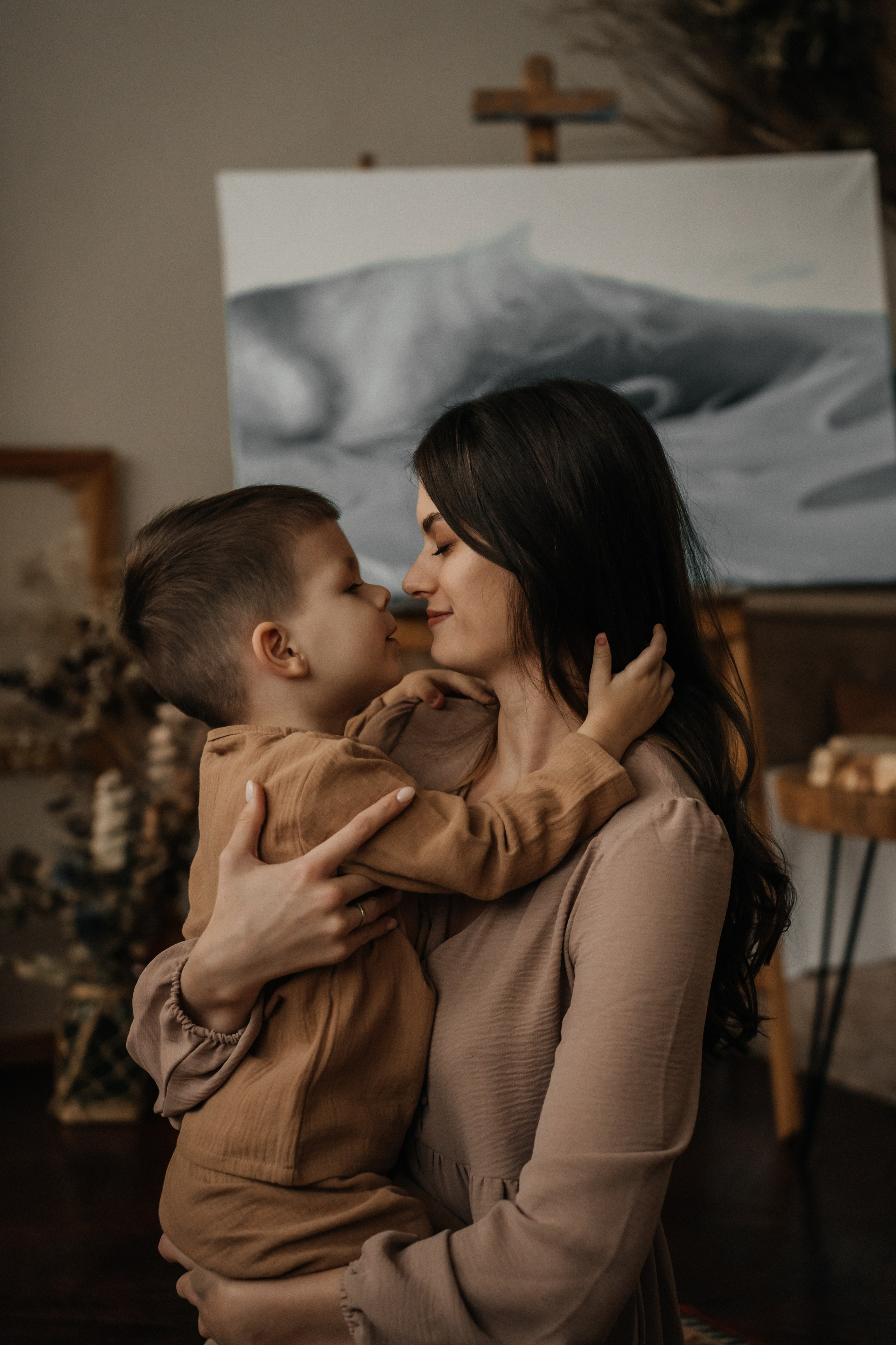 В мастерской. Ваш фотограф Вика Артемова