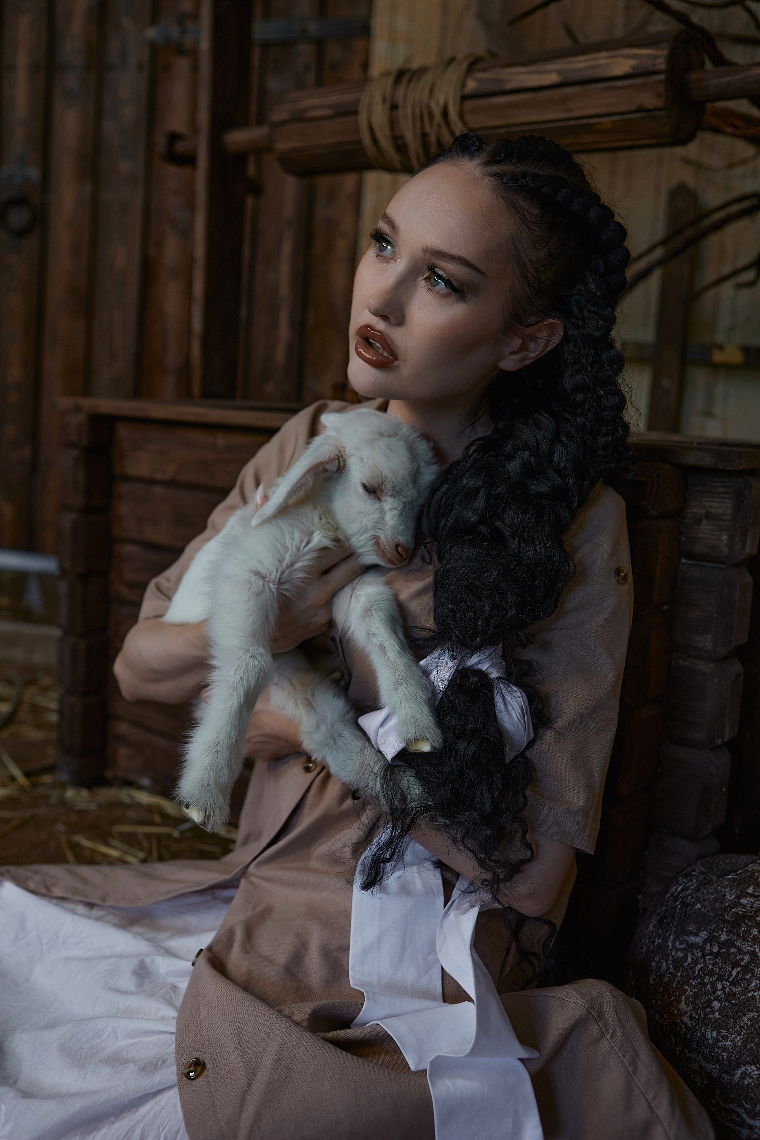 Фотосессия с маленькой козочкой. Семейный и свадебный фотограф в Краснодаре Михеева Светлана