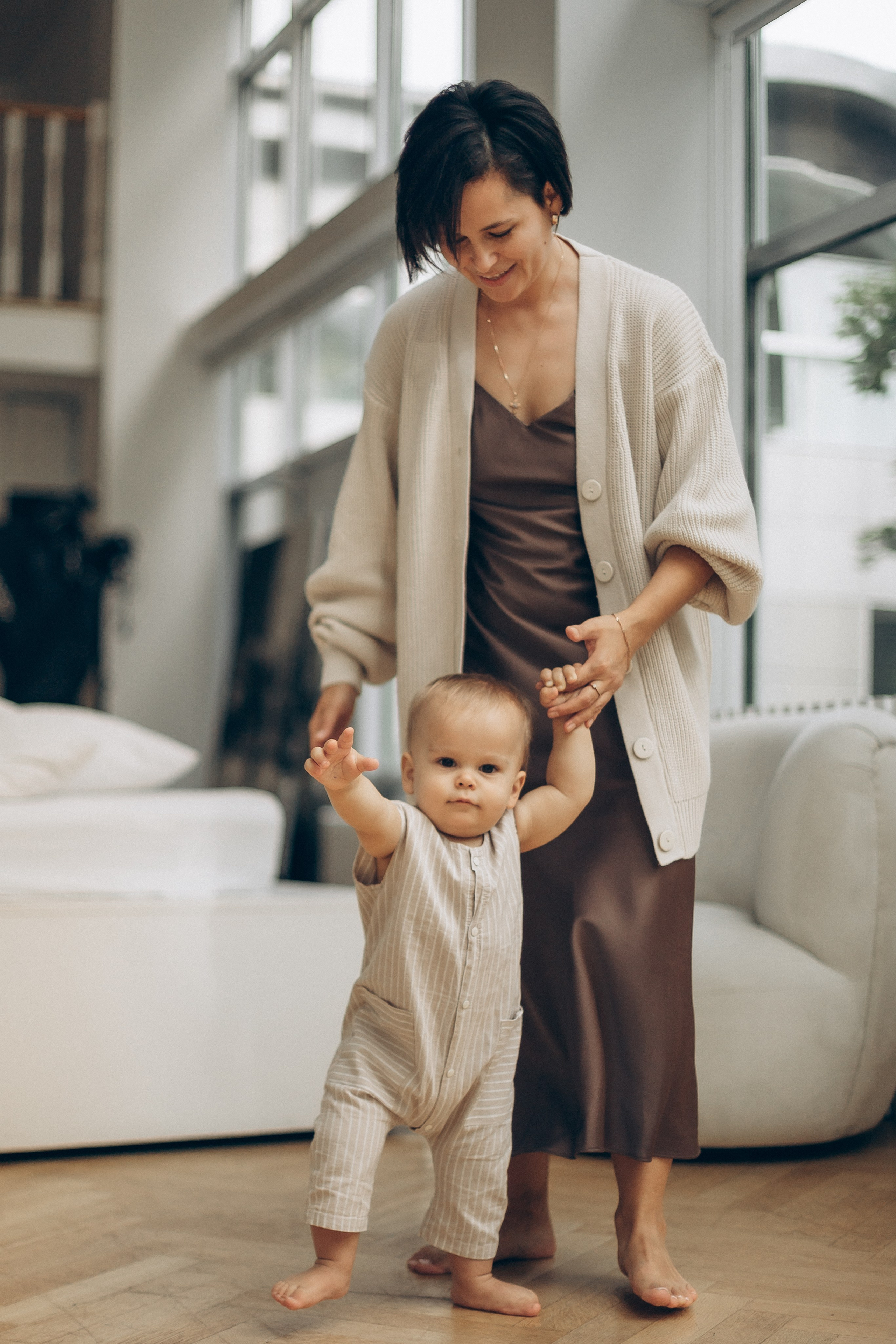 Фотосессия с малышом в студии. Семейный фотограф в Москве и Королеве Евгения Баукова