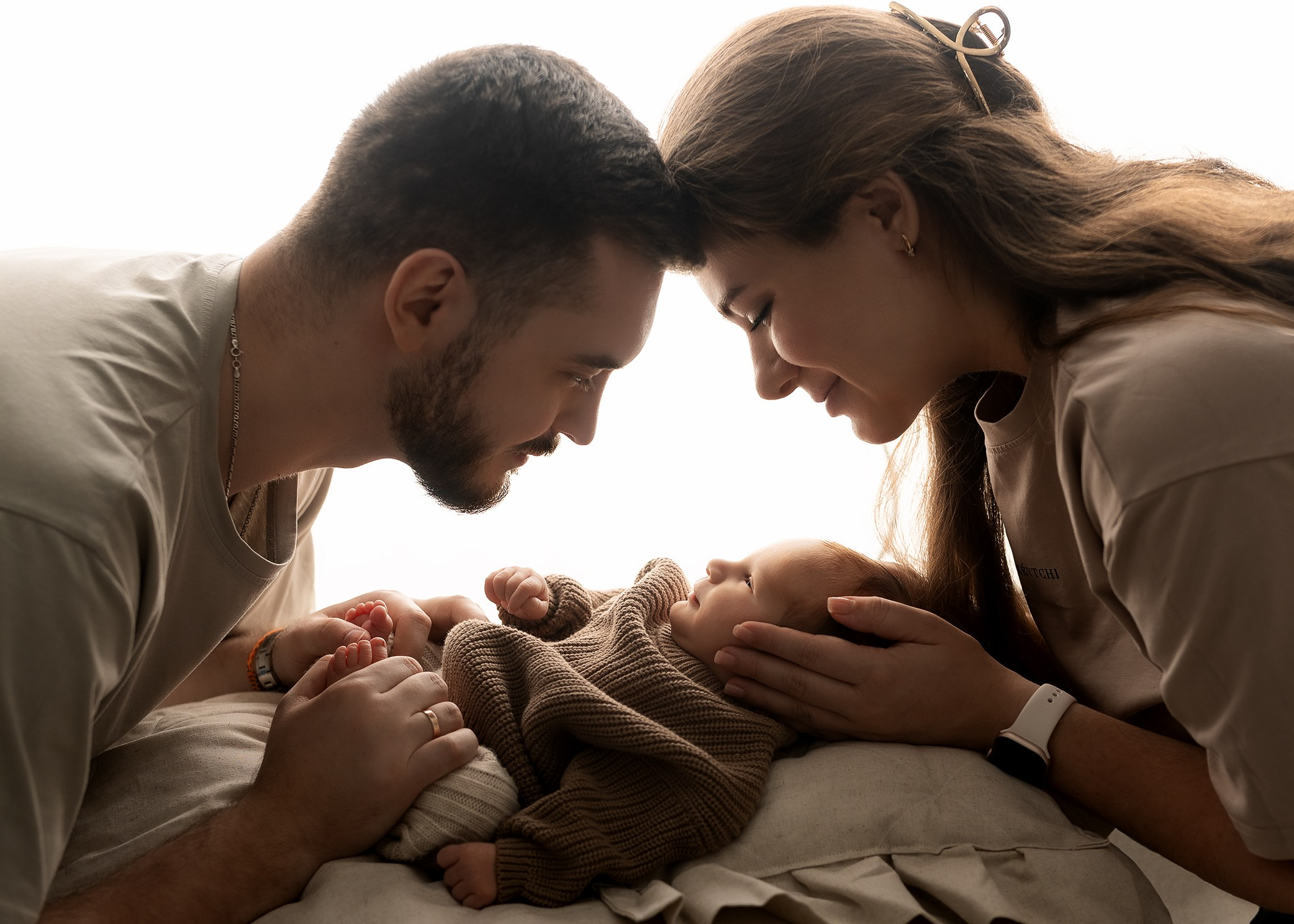 Фотосессия новорождённых. Фотограф Беременности и Новорождённых в Кемерово