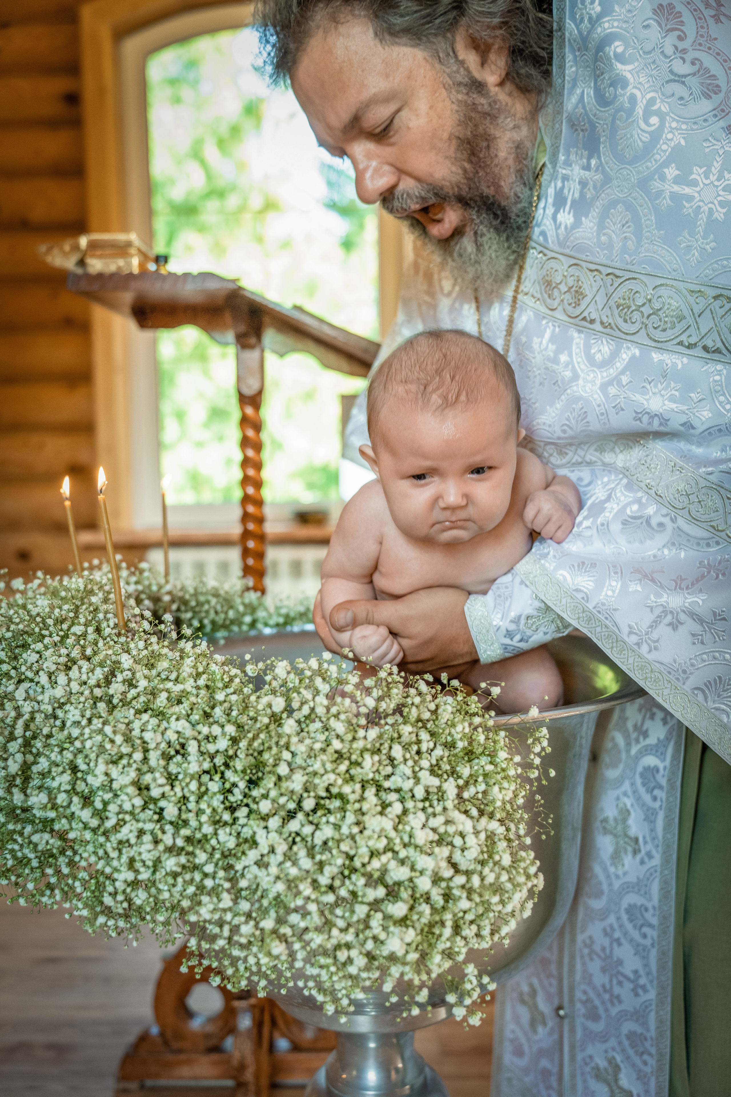 Крещение Авроры в храме 12 апостолов. Фотограф на Крещение Тула и Венчание в Туле, детский и семейный фотограф