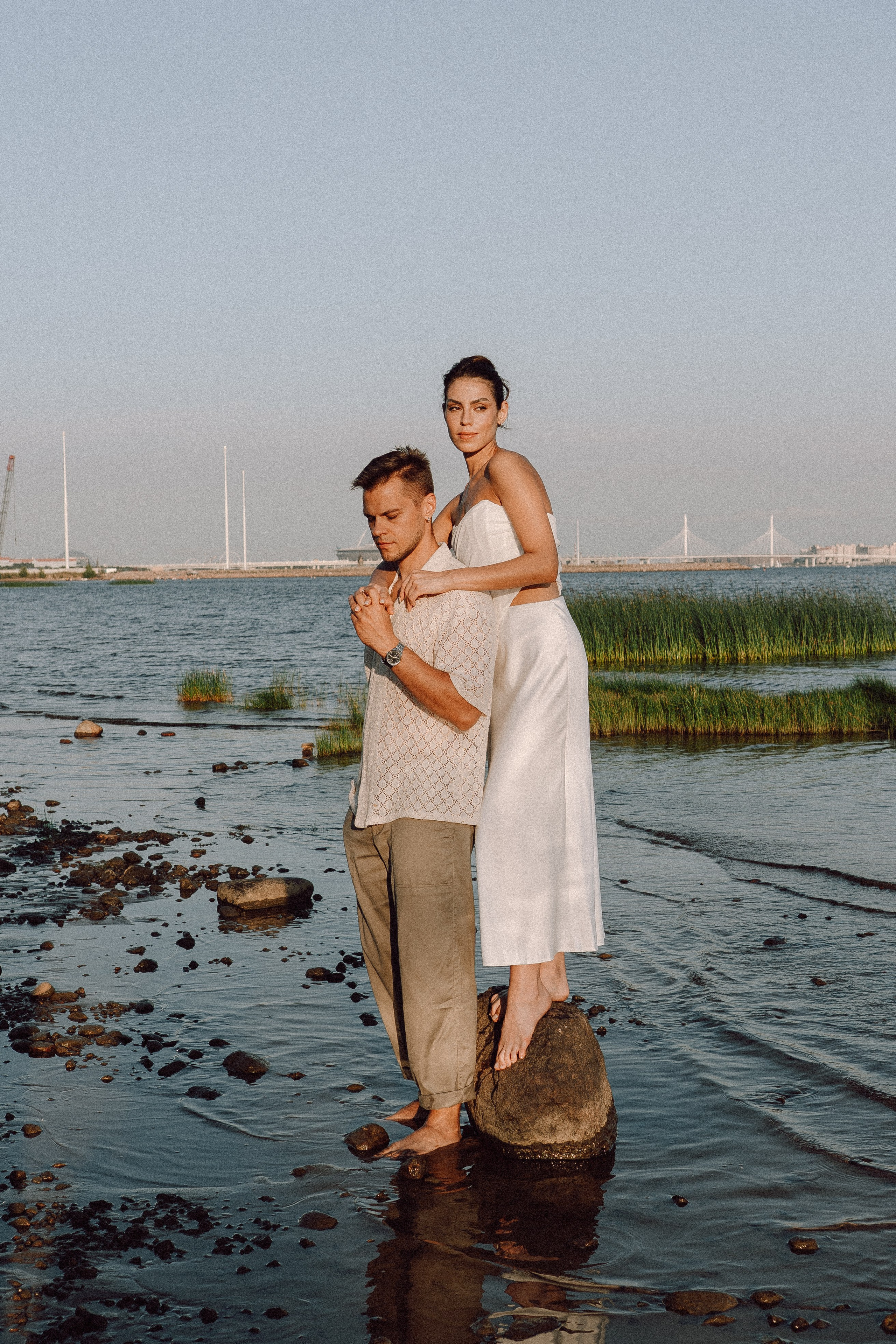 СВАДЕБНАЯ ФОТОСЕССИЯ ВЫЕЗДНОЙ ЦЕРЕМОНИИ (ФИНСКИЙ ЗАЛИВ). Профессиональный фотограф, Санкт-Петербург — Виктория Богомолова