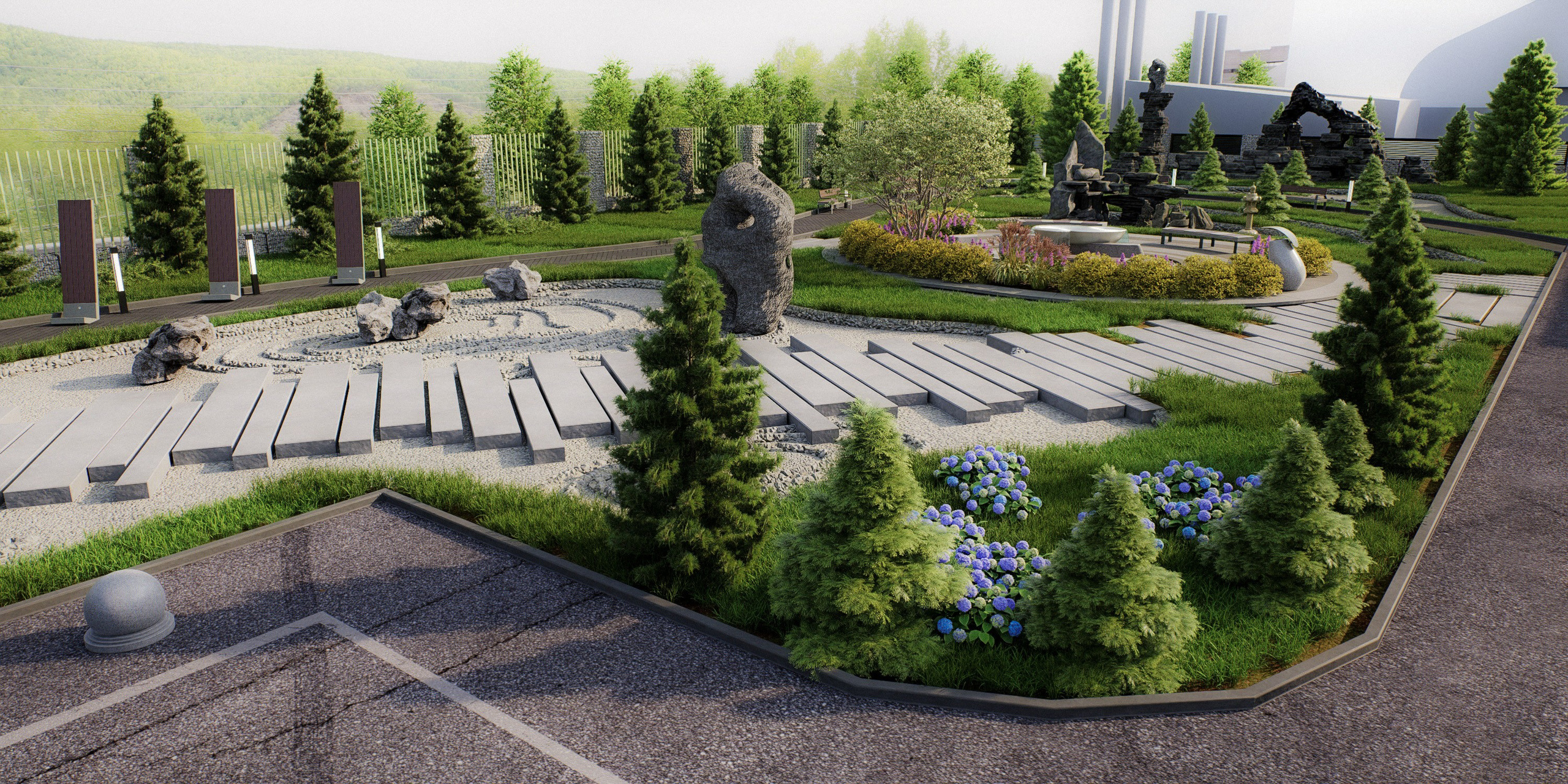 Сквер ГОК «Солнечный». Архитектурно-дизайнерское бюро ROOMS