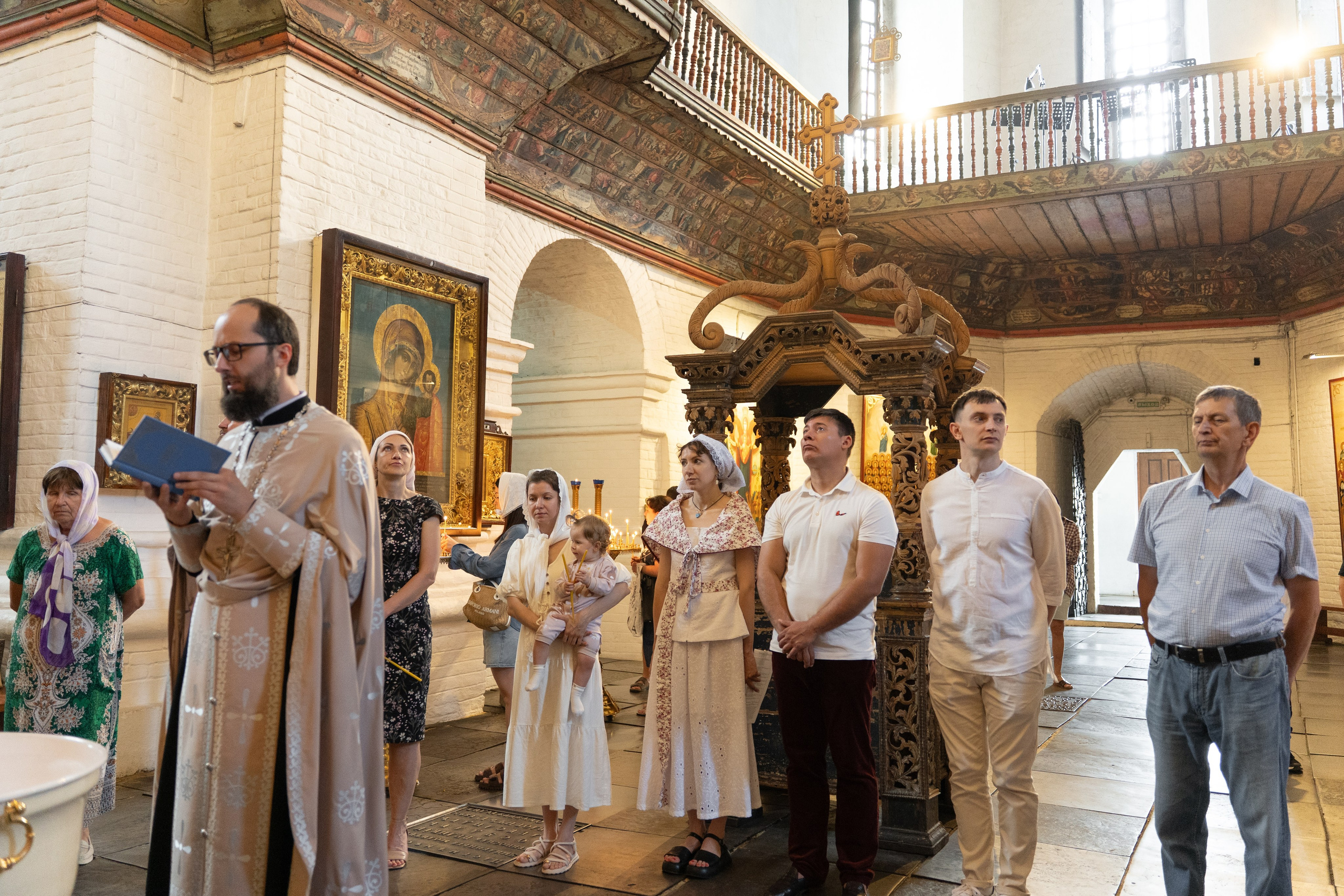 Крестины Майи в Старочеркасском Воскресенском войсковом соборе