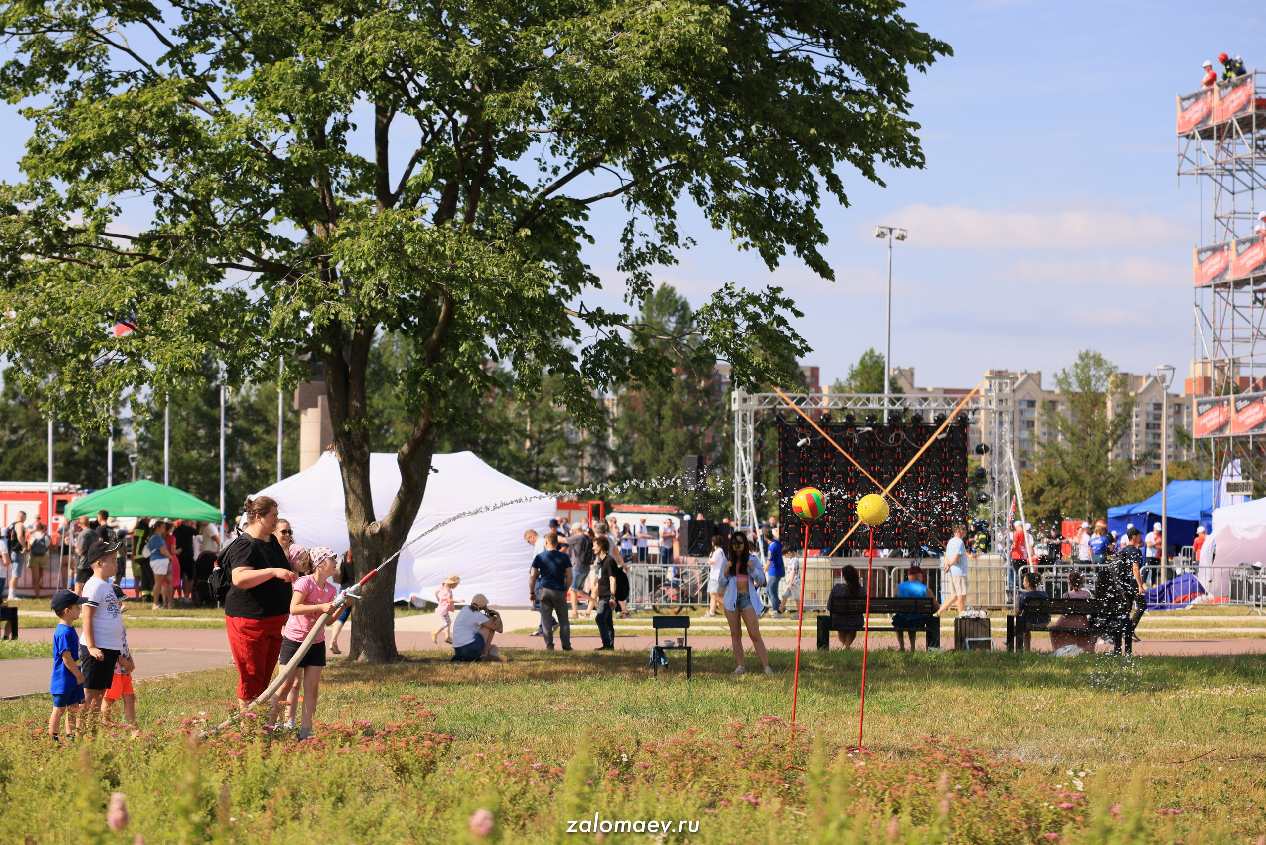 Сильнейший пожарный. Фотограф Александр Заломаев