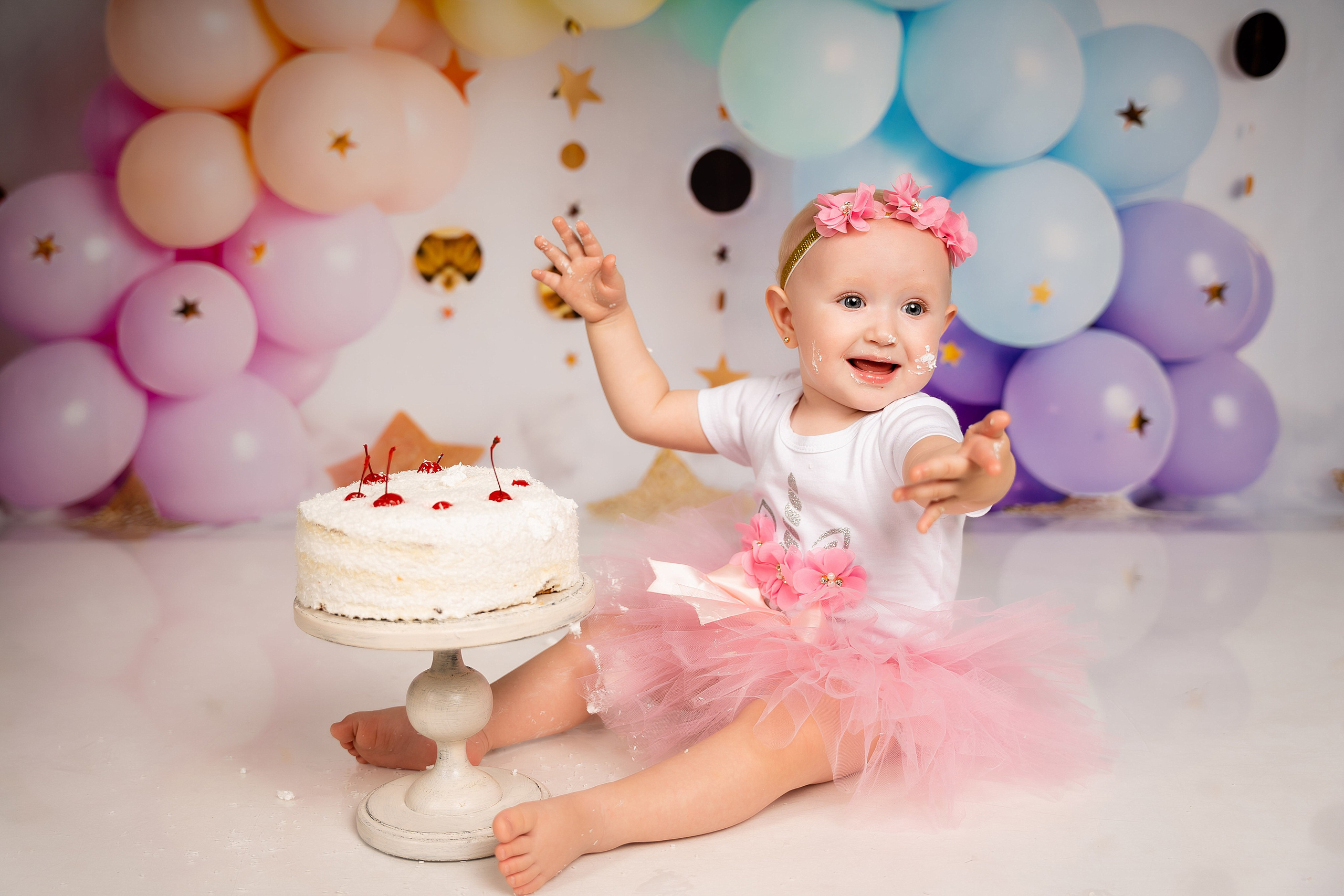 1 годик девочки. Семейная фотостудия Горшковых