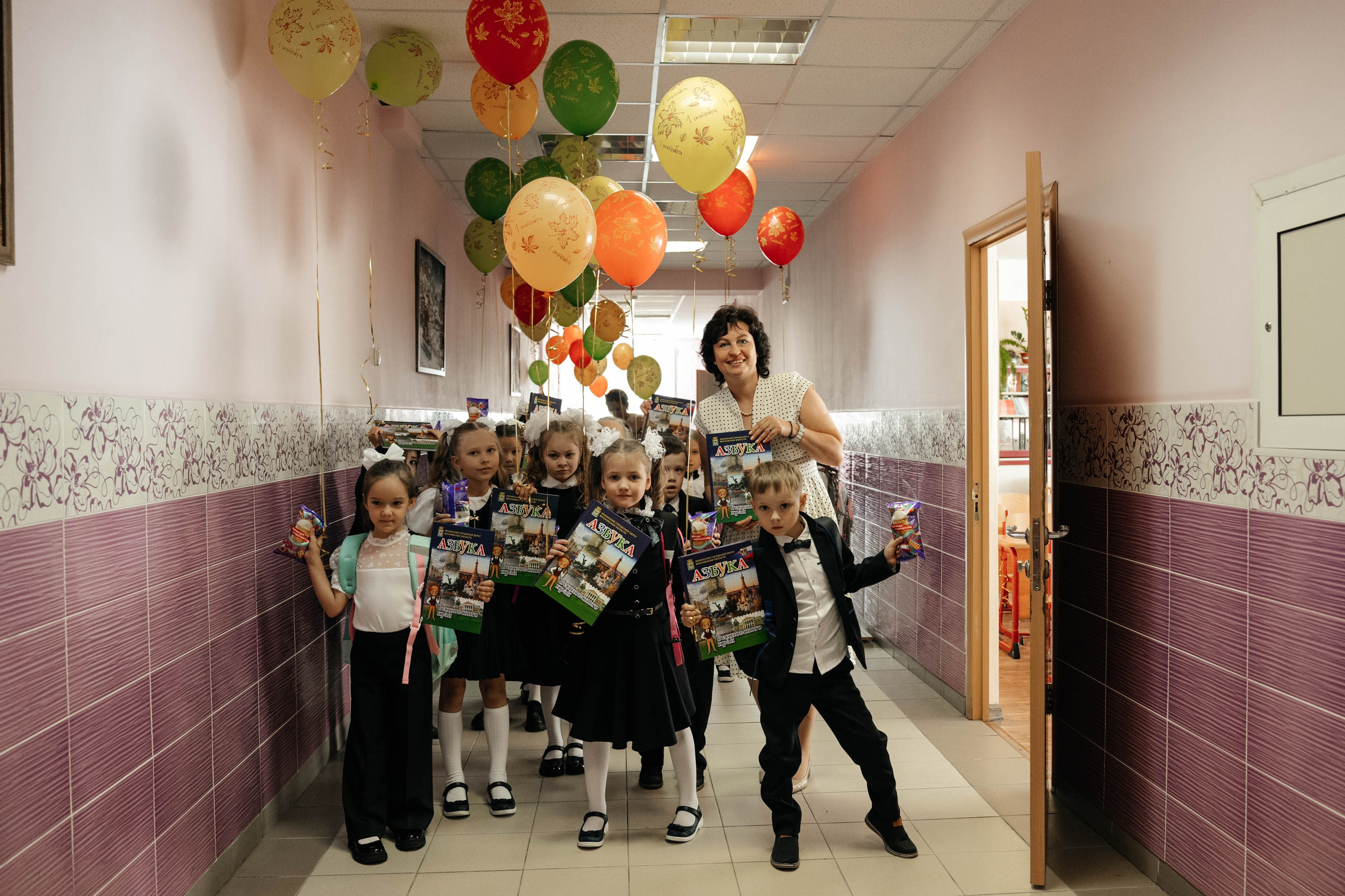 1 сентября, 1-й класс. Свадебный фотограф Москва Александра Аверкова