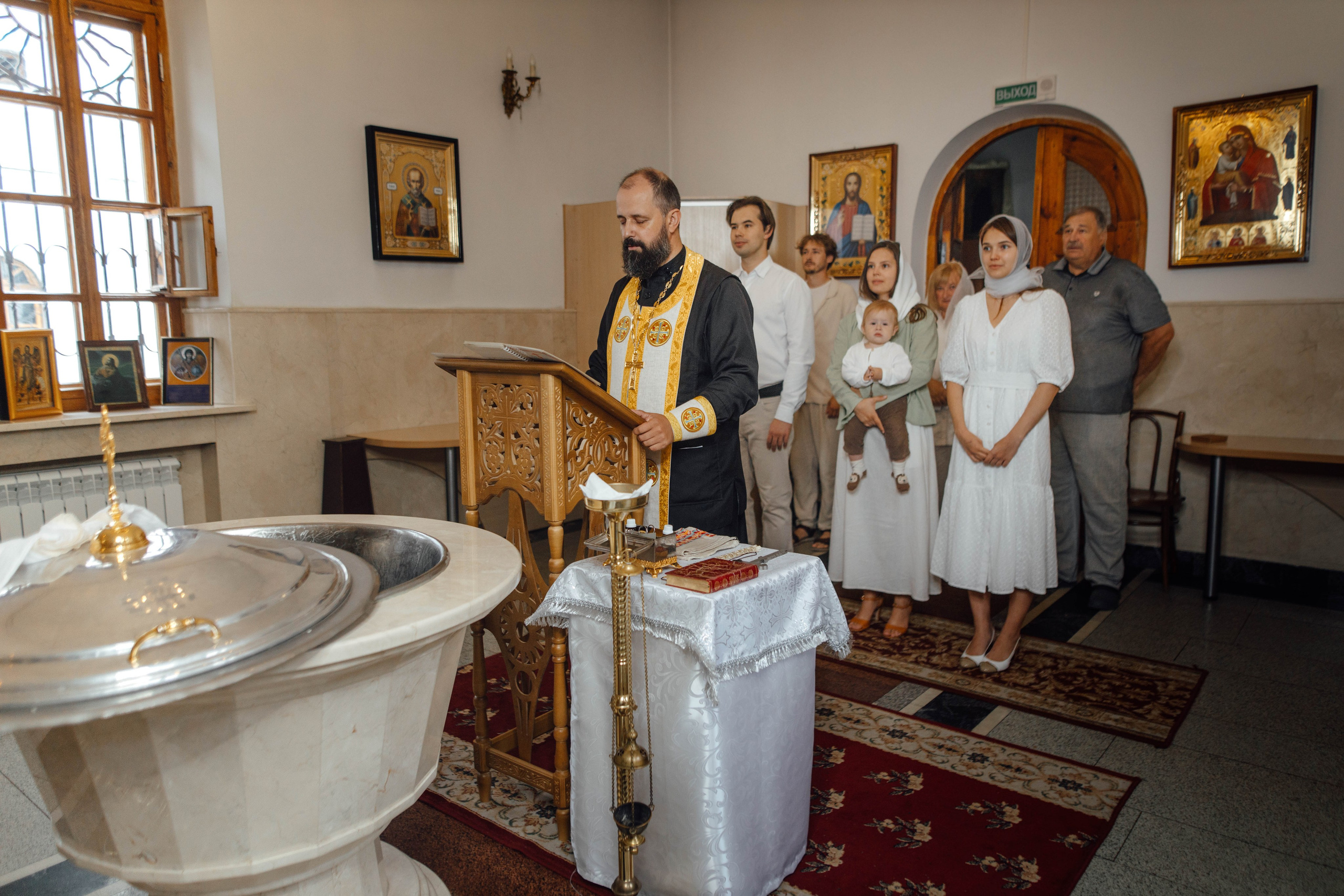 Крещение Льва, храм Марии Магдалины, август 25