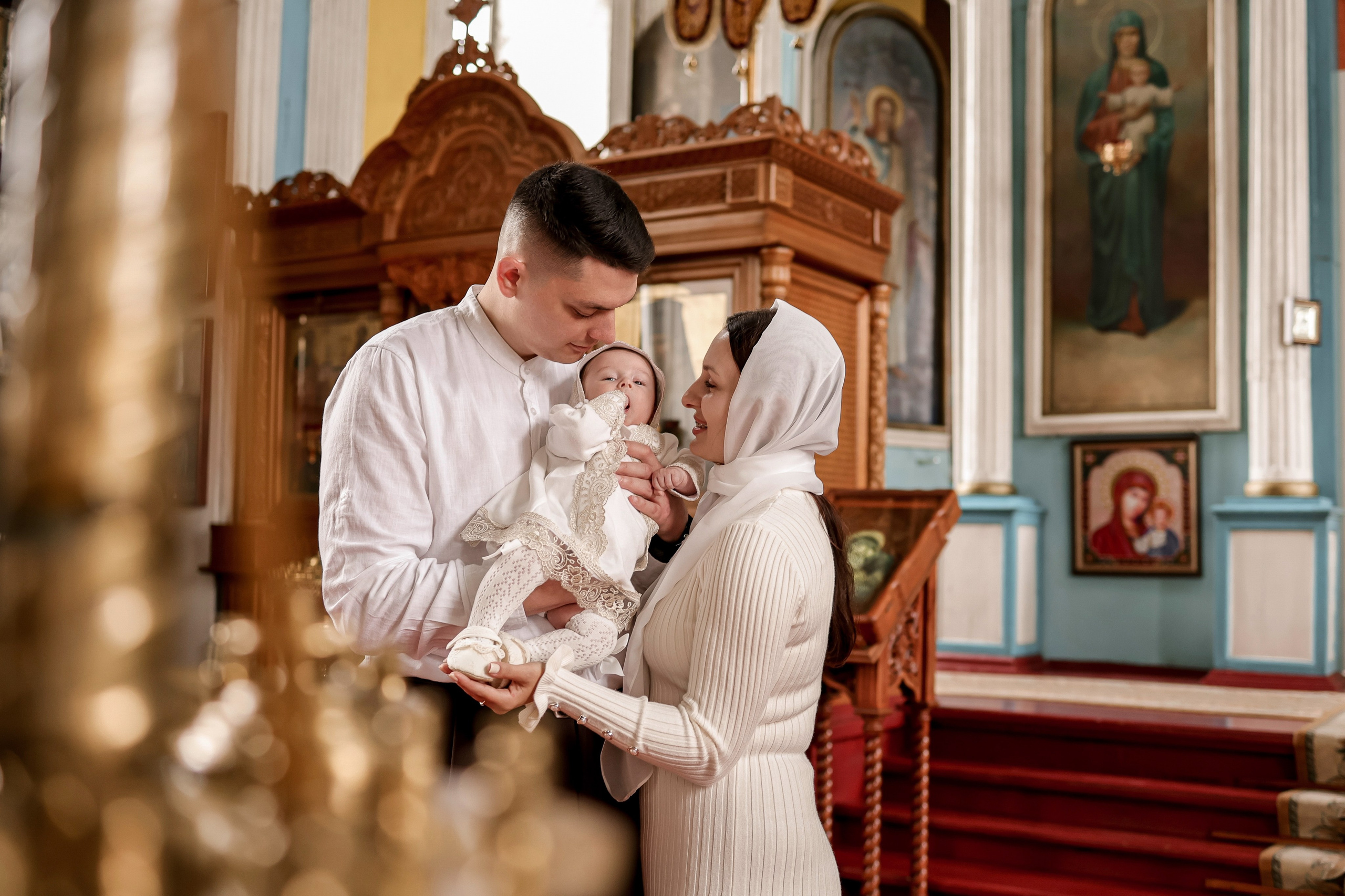 Таинство Крещения. Семейный и церковный фотограф в Курчатове