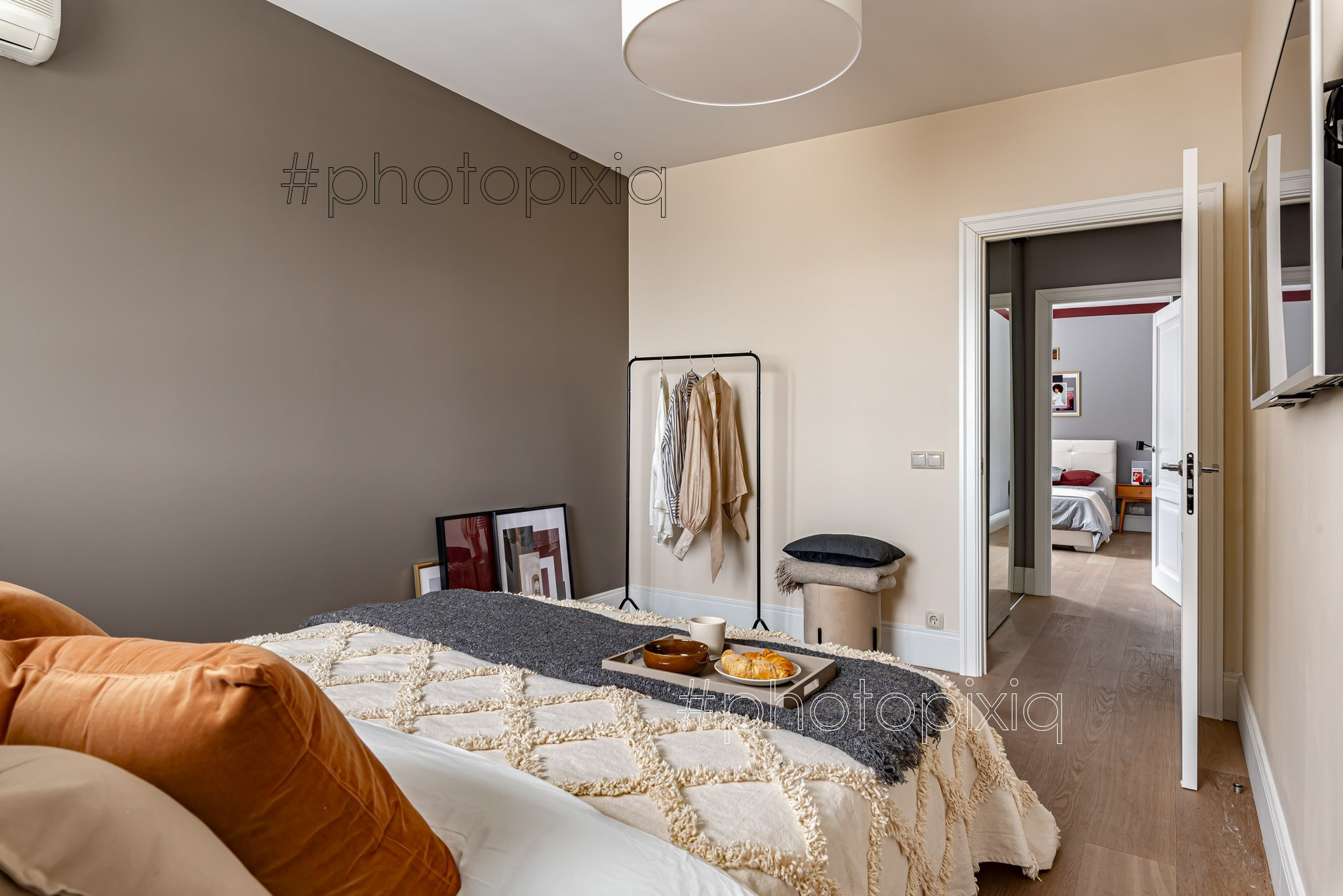 Интерьерный фотограф Кузнецов Сергей - фото дизайна спальни от J&M studio 