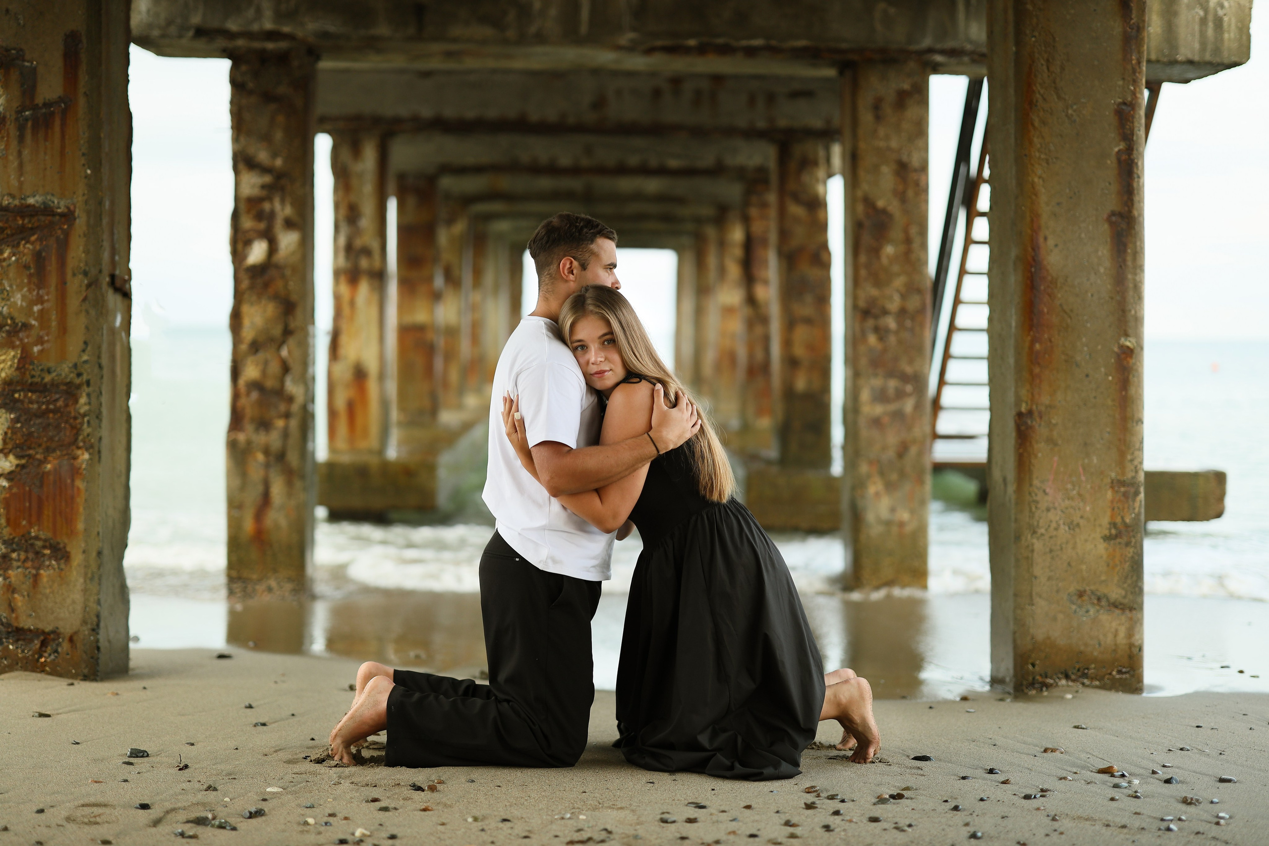 Love story на пляже Сухума. Свадебный и семейный фотограф в Абхазии Жанна Соснина