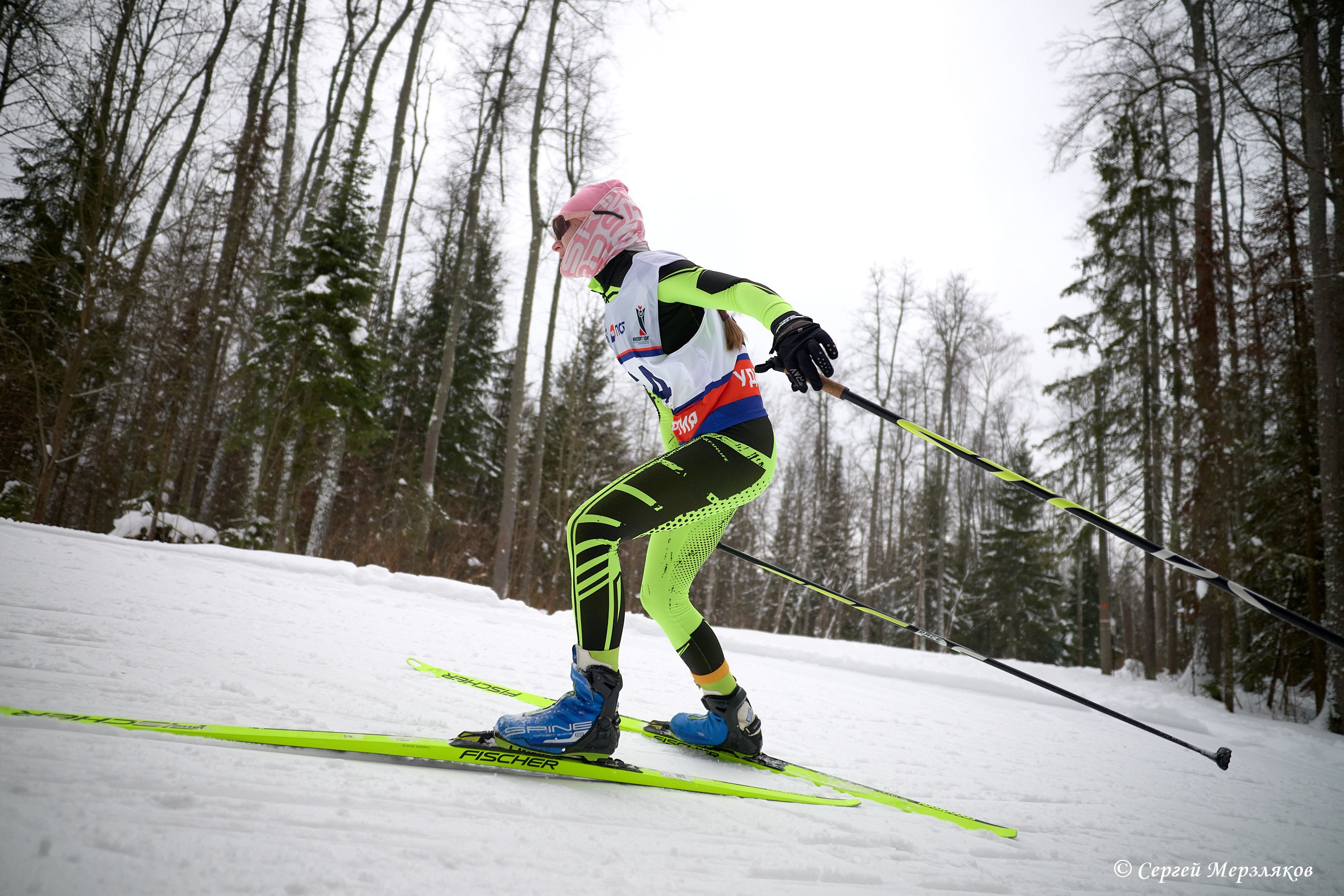 Всероссийские соревнования по лыжным гонкам на призы ЗМС Галины Кулаковой. Спортивный репортажный фотограф в Ижевске Сергей Мерзляков