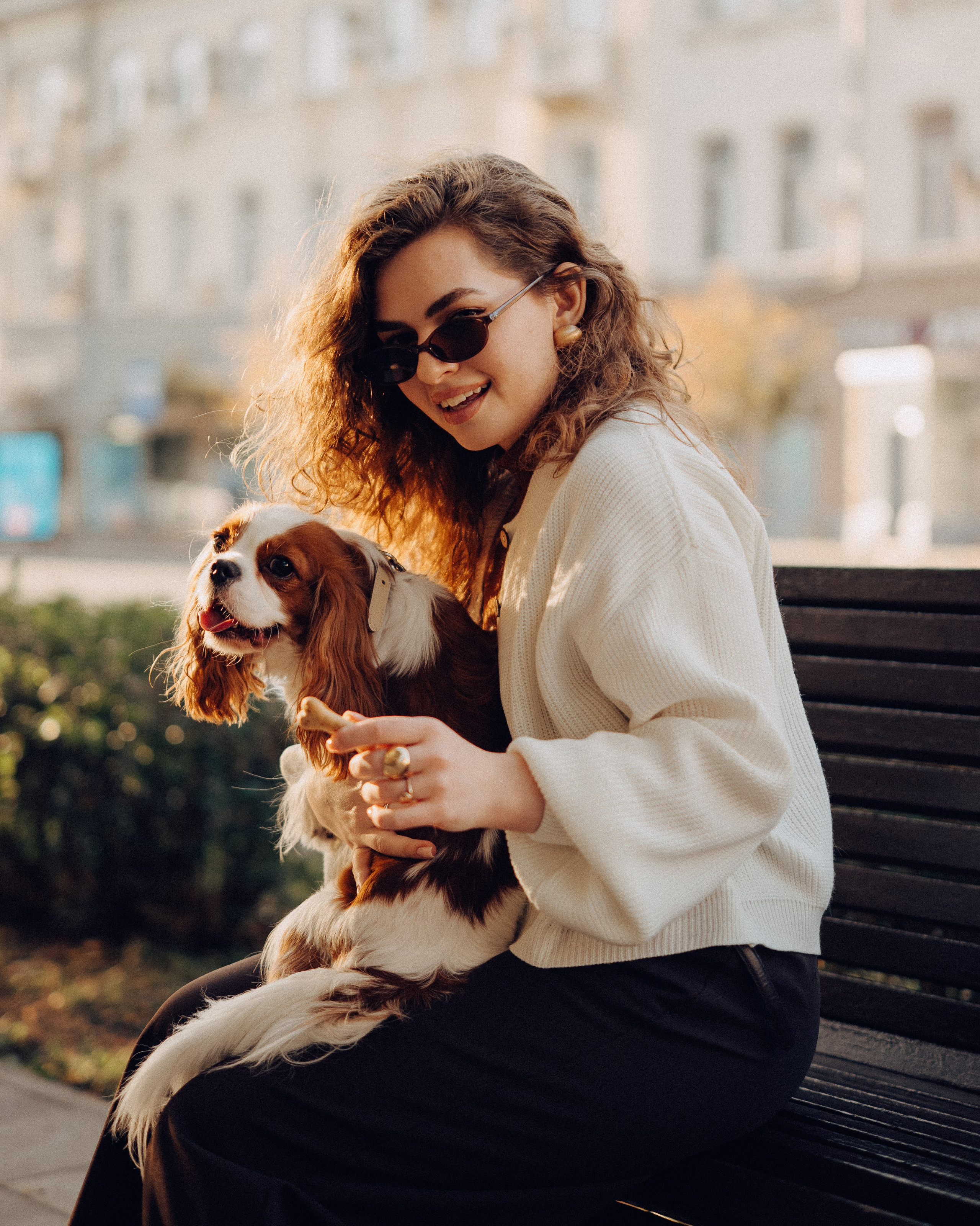 Осенняя фотосессия с собачкой