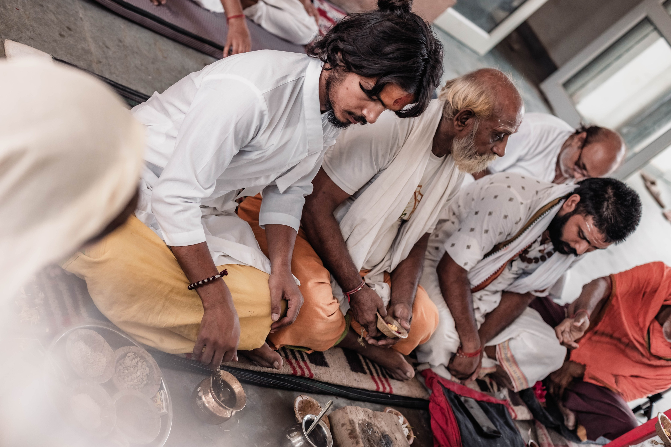 Pitri Paksha yagyas & poojas Devraha Baba ji ashram. Mariam Bagdasaryan