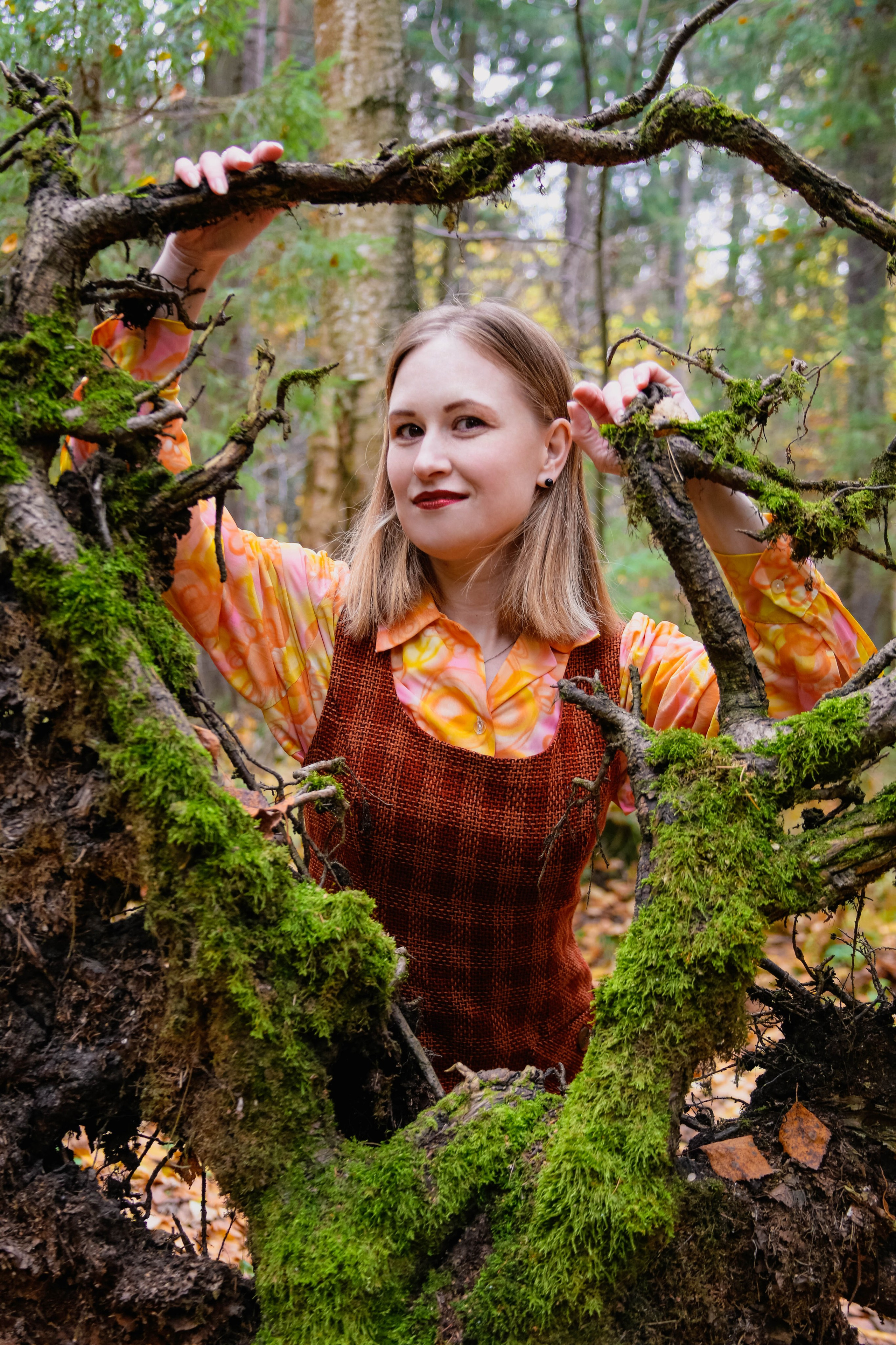 Маша в лесу. Фотограф Пермь. Фотосессия в фотостудии Перми и на свежем воздухе