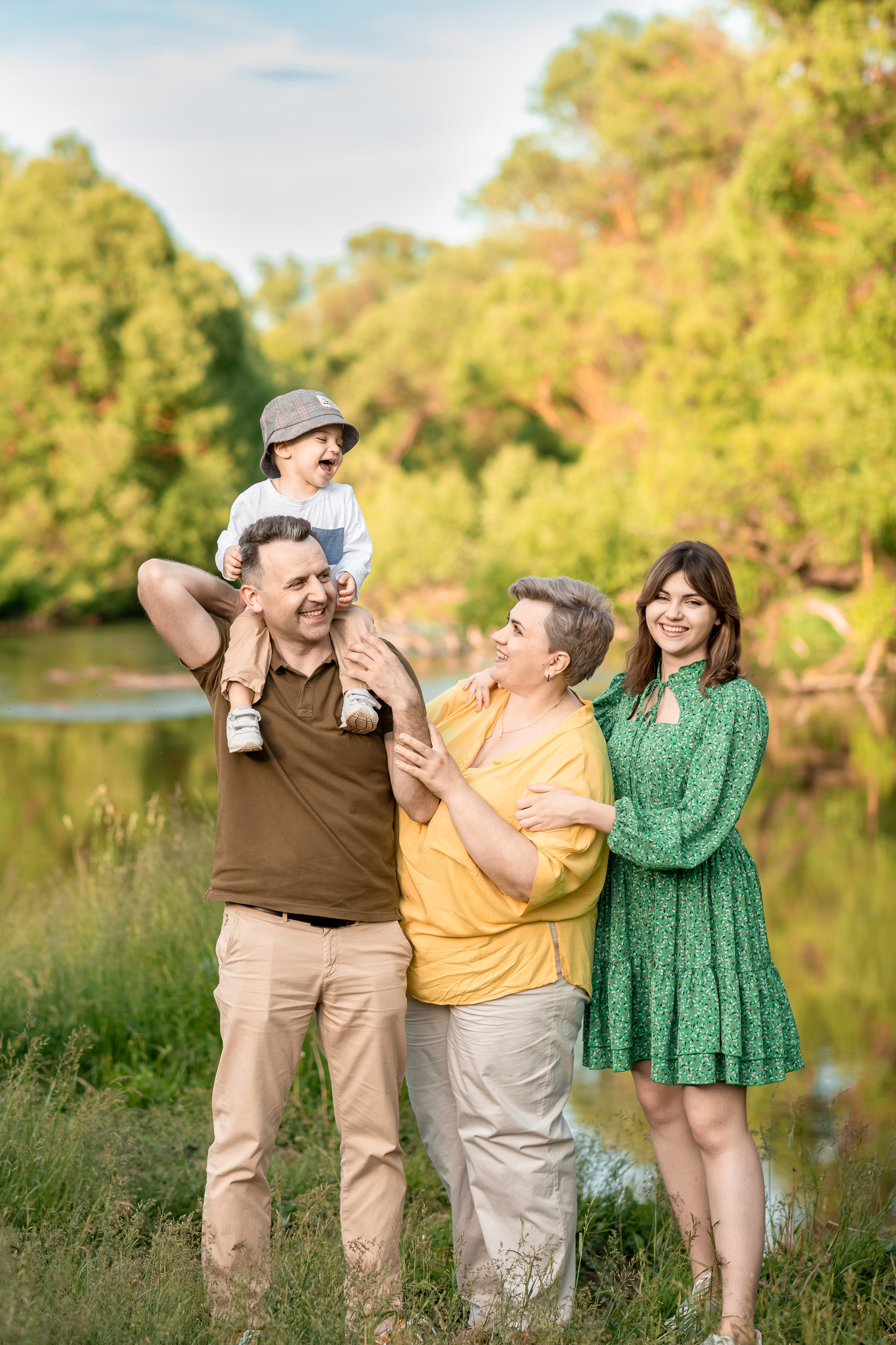 Фотопрогулка для семьи Екатерины и Дмитрия. Женский семейный фотограф Тула Москва Захарова Анна