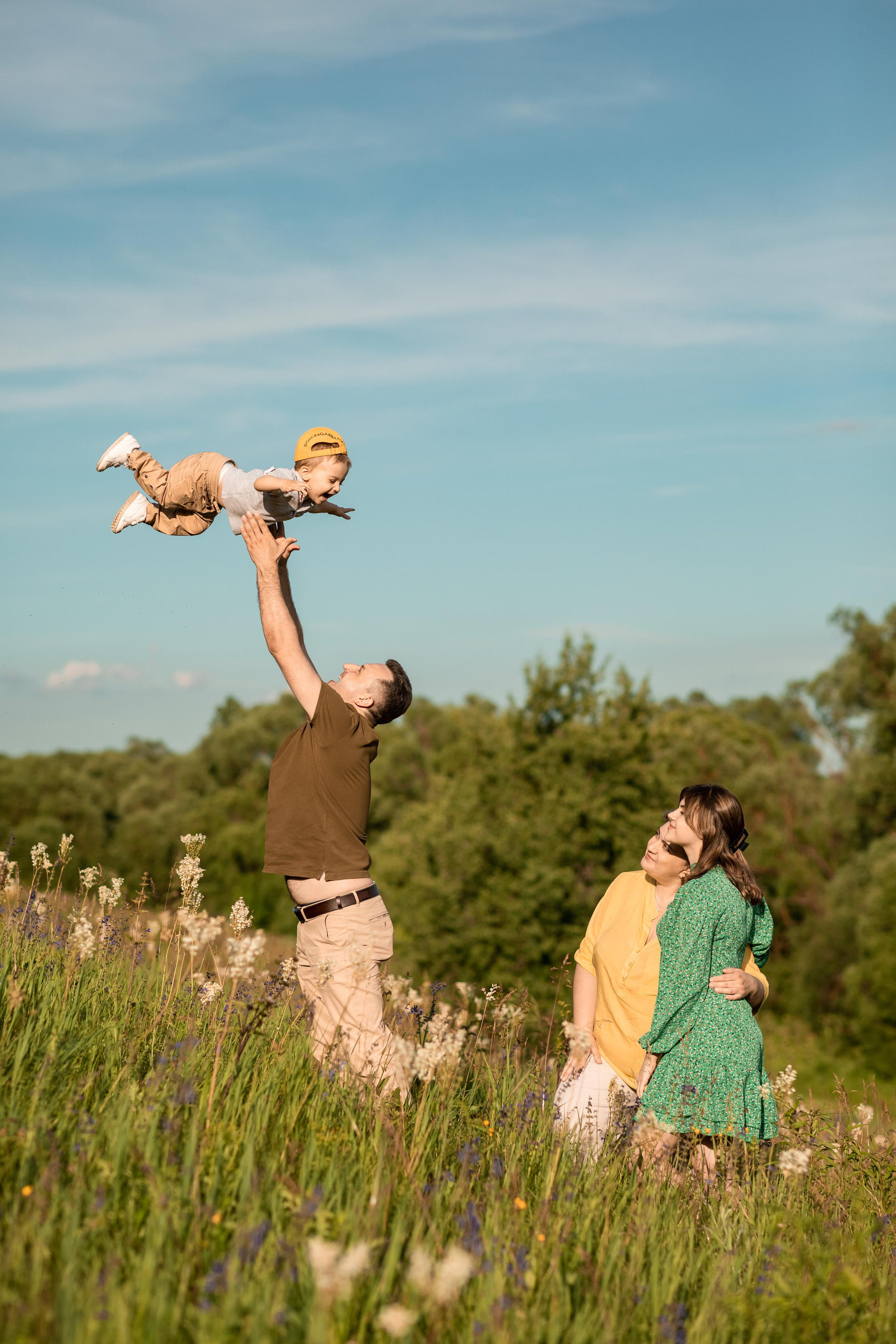 Фотопрогулка для семьи Екатерины и Дмитрия. Женский семейный фотограф Тула Москва Захарова Анна