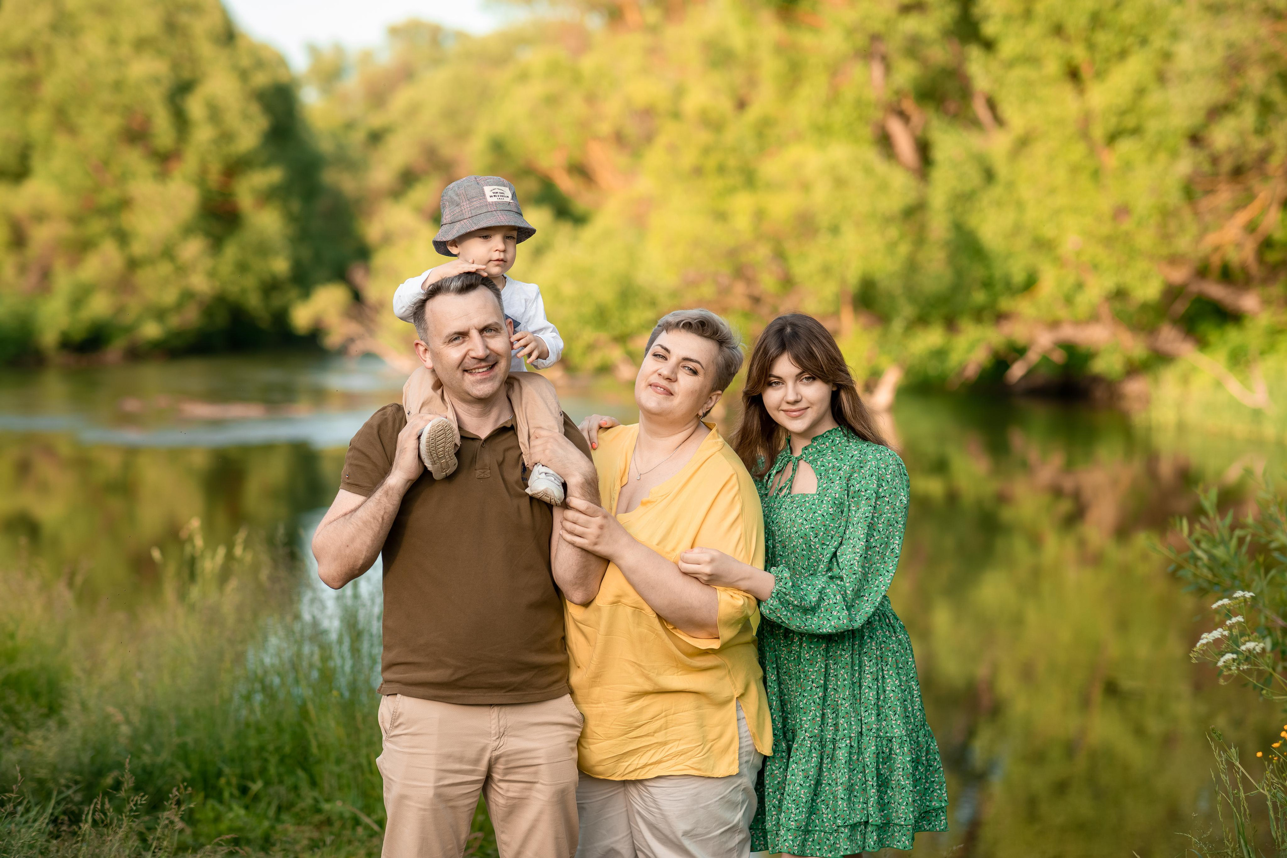 Фотопрогулка для семьи Екатерины и Дмитрия. Женский семейный фотограф Тула Москва Захарова Анна