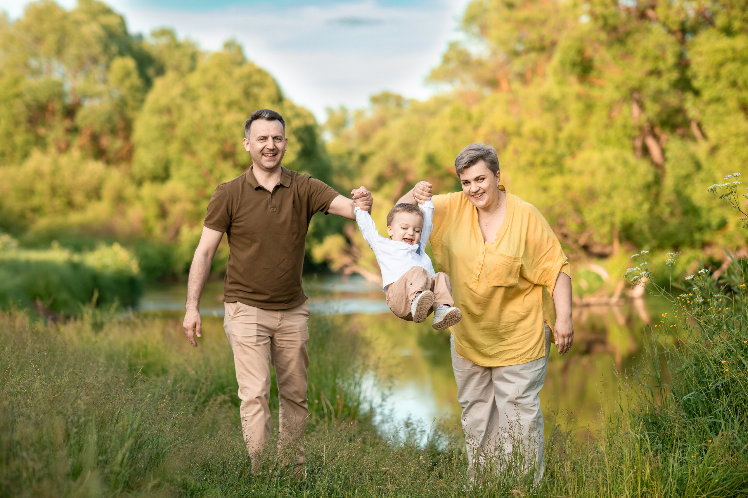 Фотопрогулка для семьи Екатерины и Дмитрия. Женский семейный фотограф Тула Москва Захарова Анна