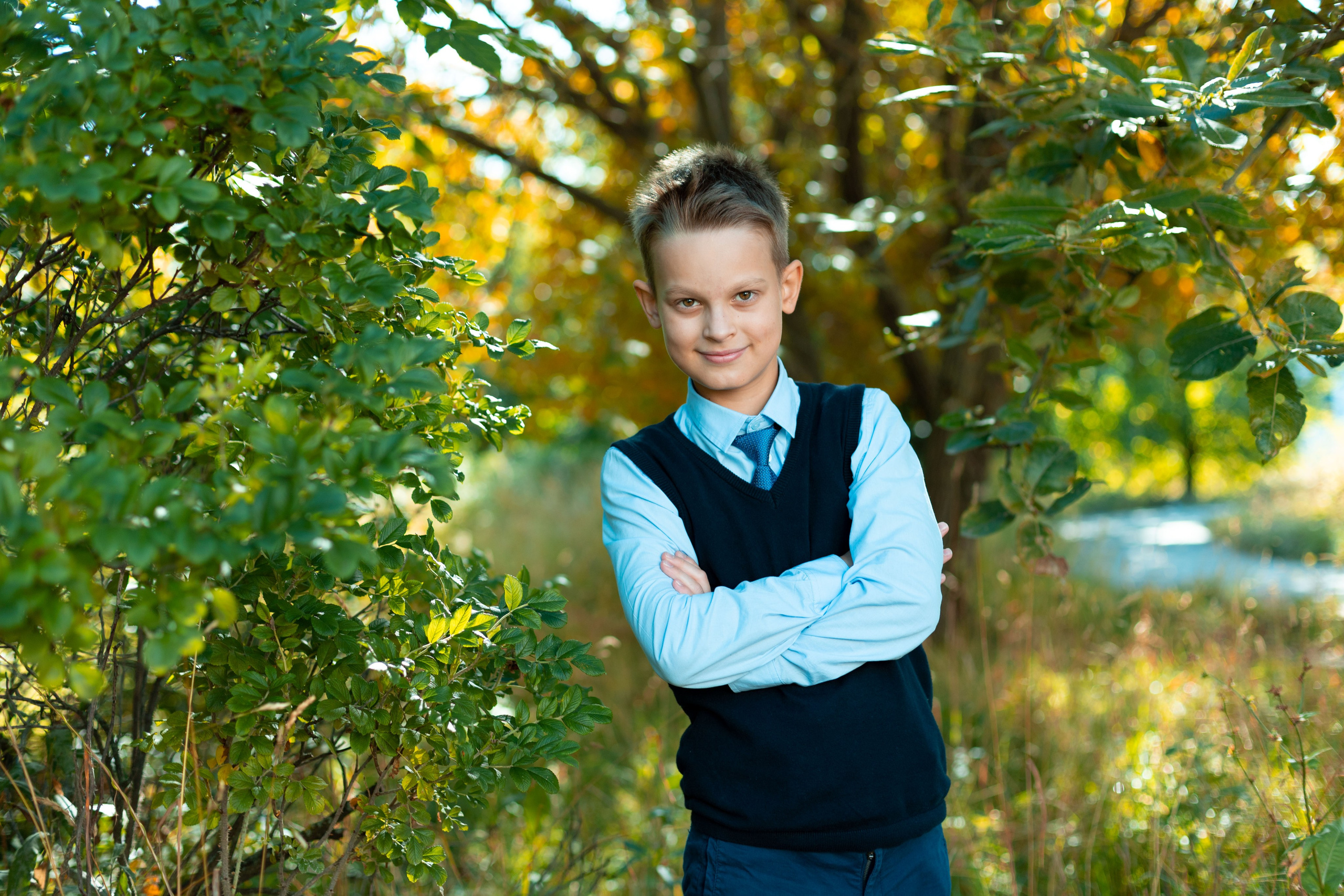 4 класс. Съёмка на улице. Выпускные альбомы «Эврика» в Нижнем Новгороде