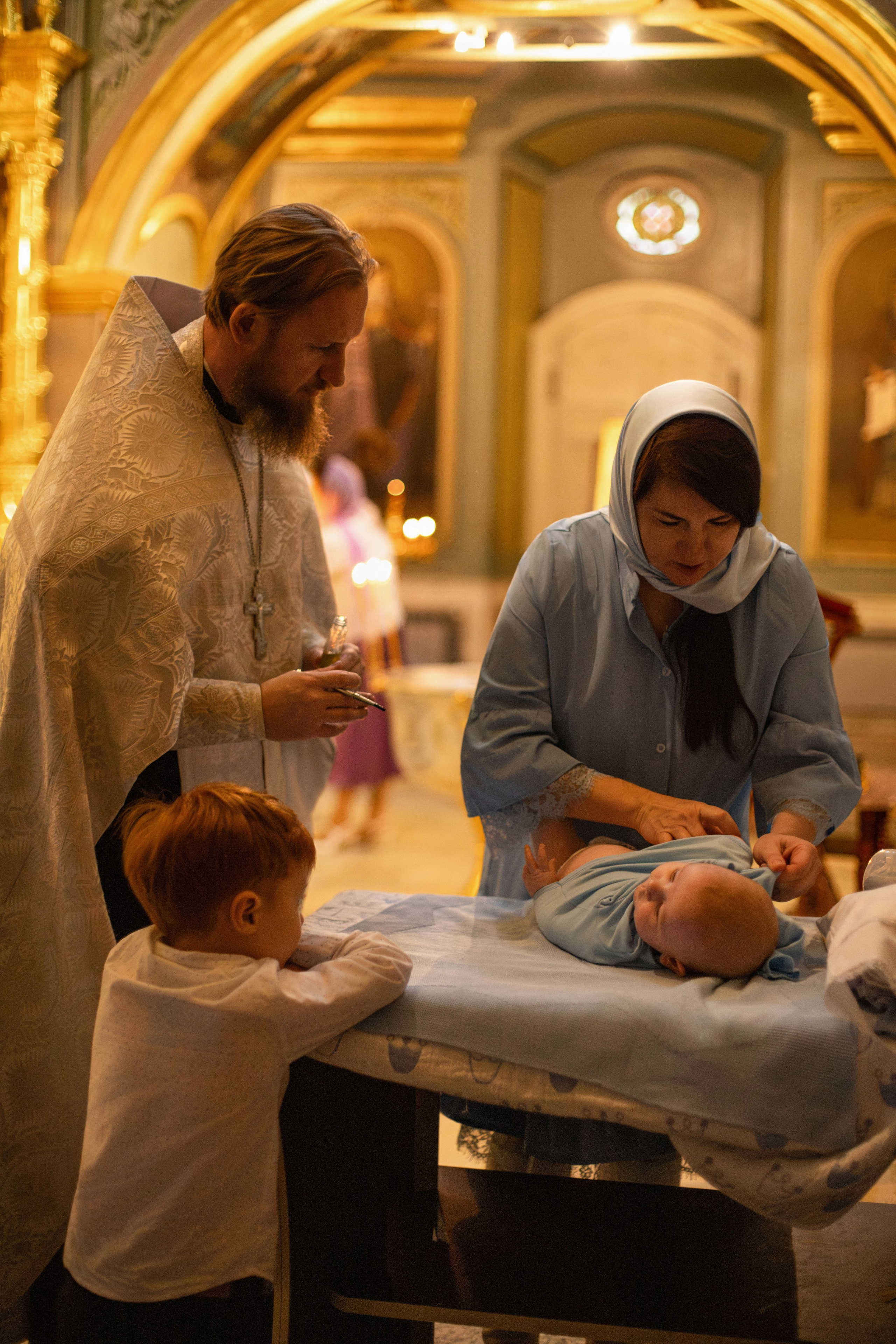 Таинство Крещения. Фотограф новорожденных в Москве Кристина Ткач