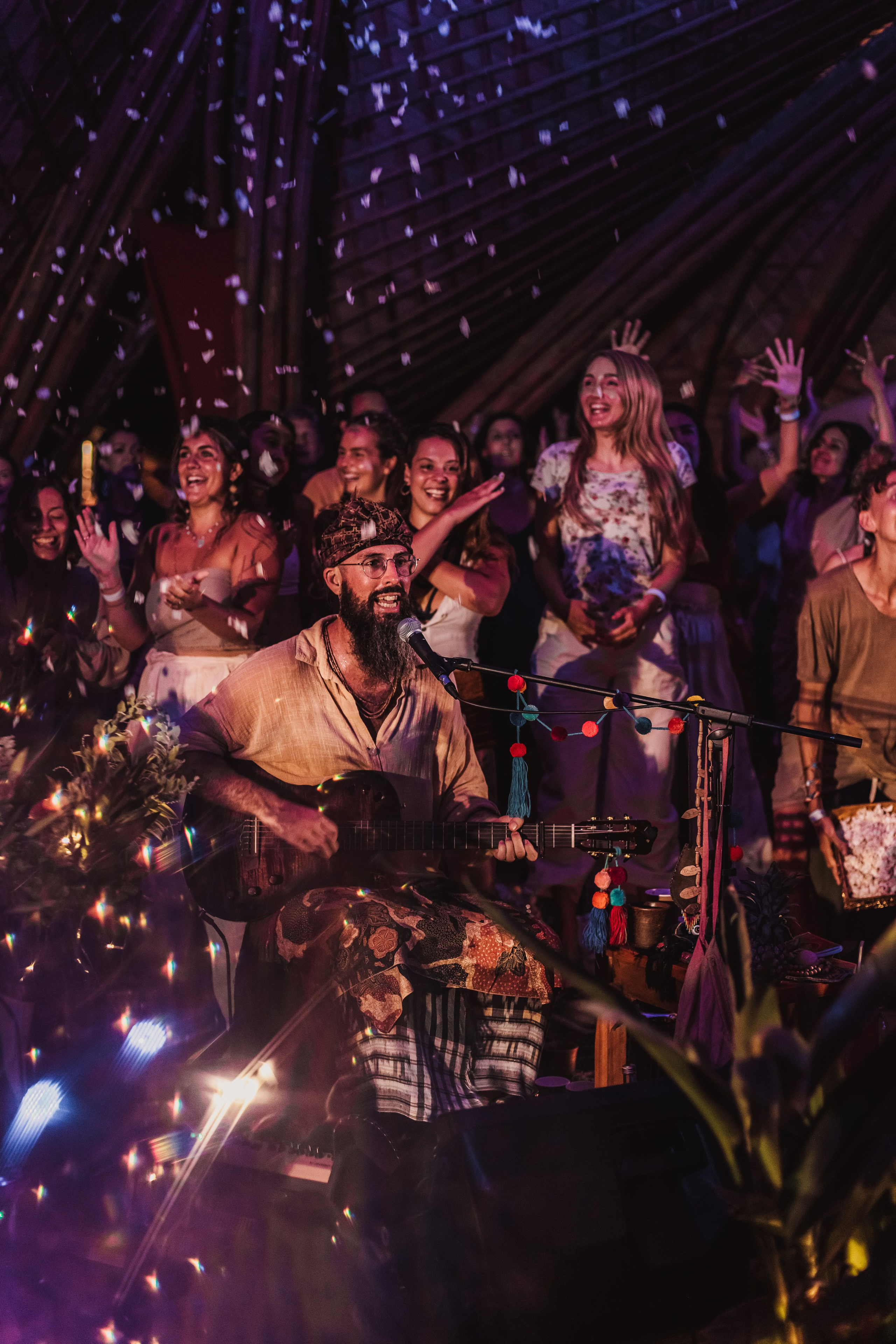 Hanuman Project kirtan at Alchemy april. Mariam Bagdasaryan