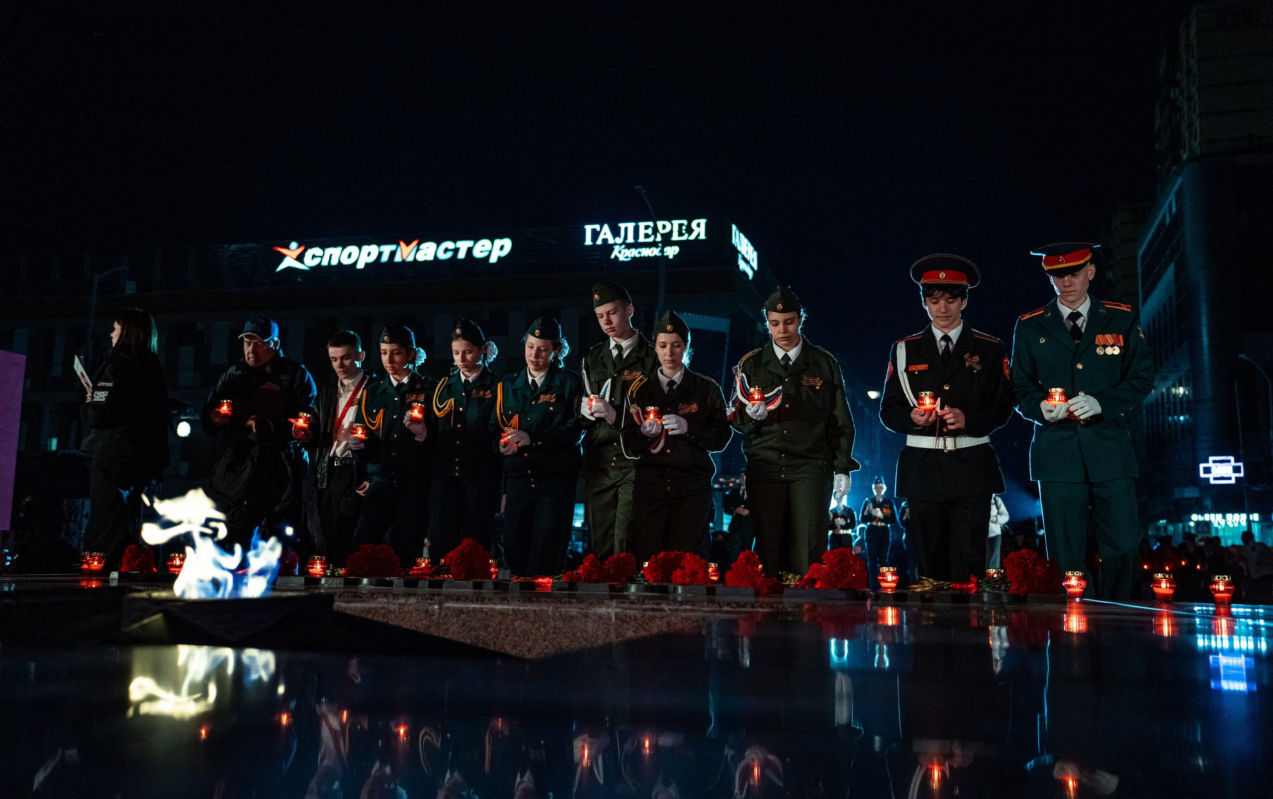 Линейка открытия Всероссийского форума активистов движения «Пост № 1» / @Пост № 1 / Краснодар. Концертный фотограф в Краснодаре