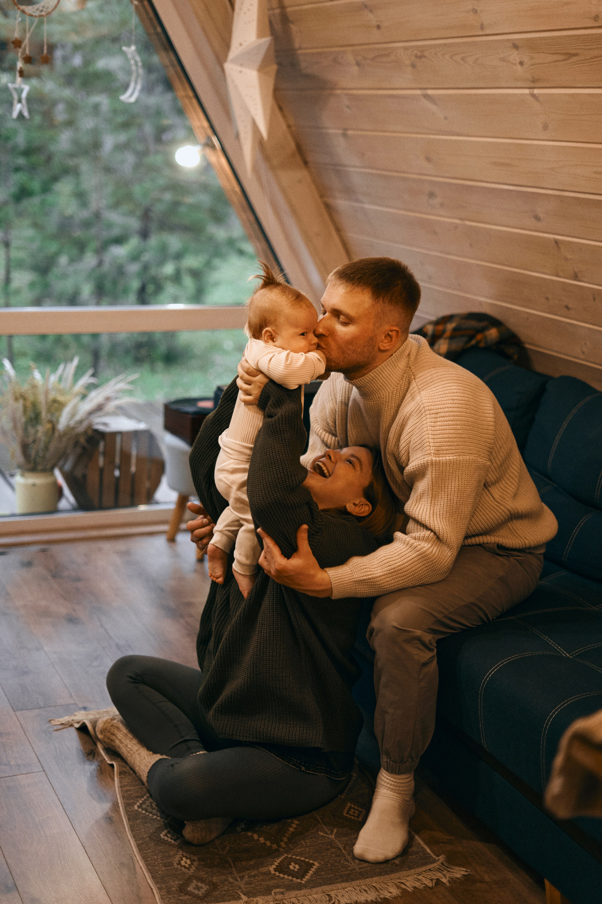 Осень, домик, семья. Фотограф Киров Анжелика Некрасова