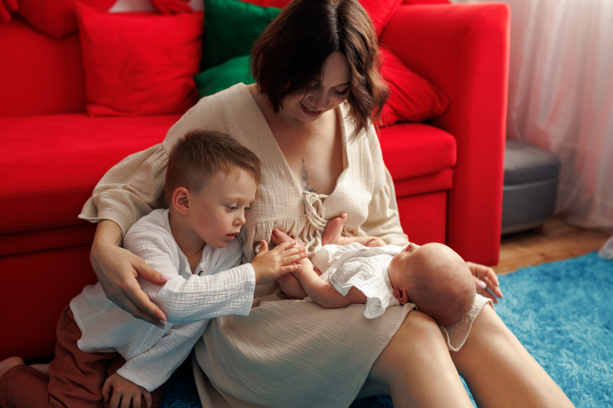 Семейная фотосессия для новорожденного. Фотограф Валерия Горбунова Подольск Бутово Видное Щербинка
