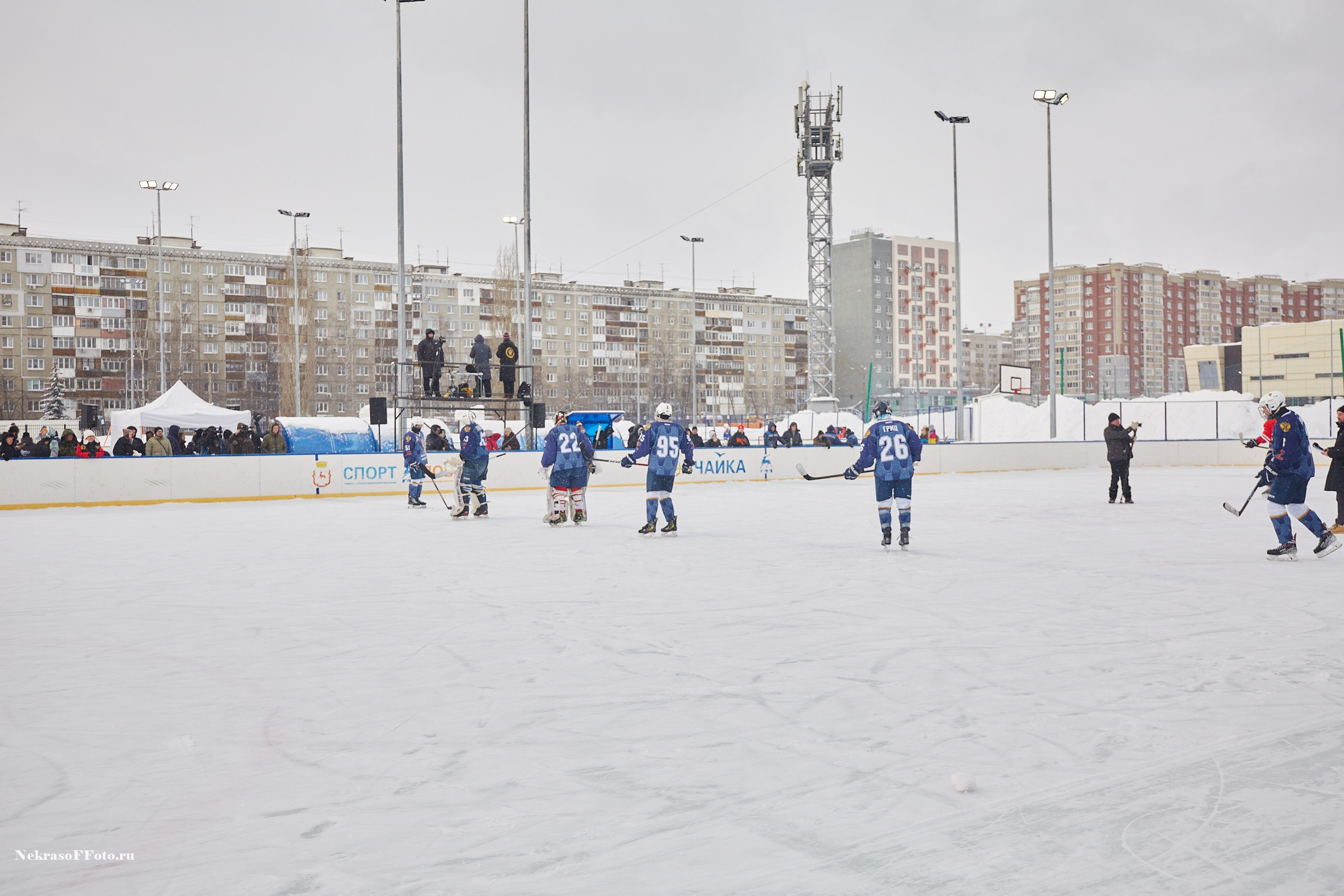 Турнир по хоккею «Русская классика» в рамках Офицерской хоккейной лиги. Спортивный фотограф Некрасов Денис