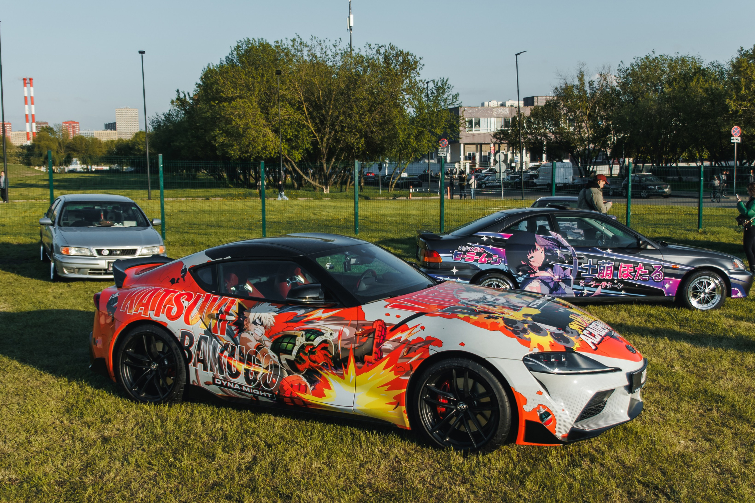 Выставка и дрифт машин. Репортажный фотограф. Москва. Алина Ланская