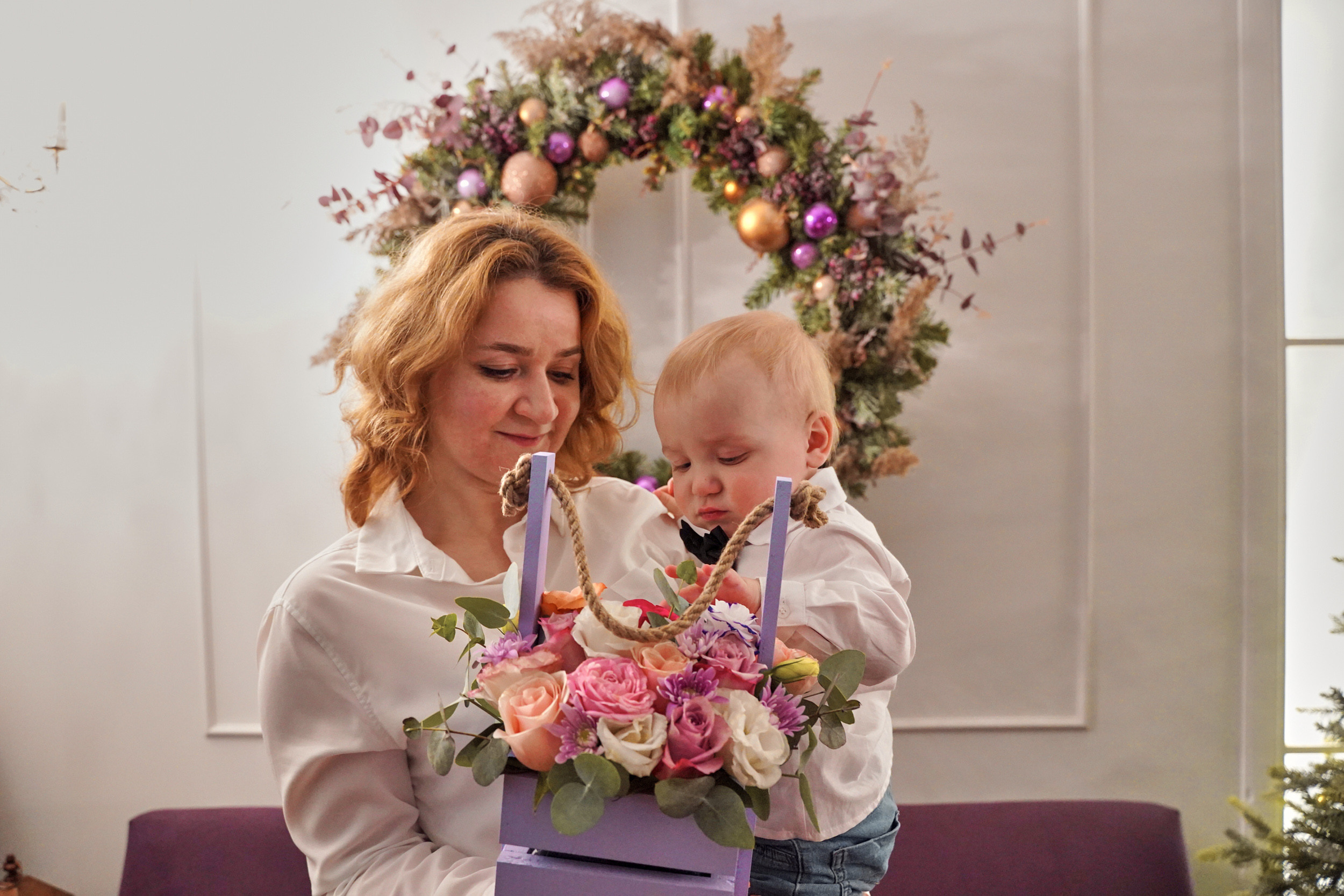 Годовасие малыша. Первый день рождения ребенка. Фотограф на праздник. Портретный фотограф в Москве Елена Капралова