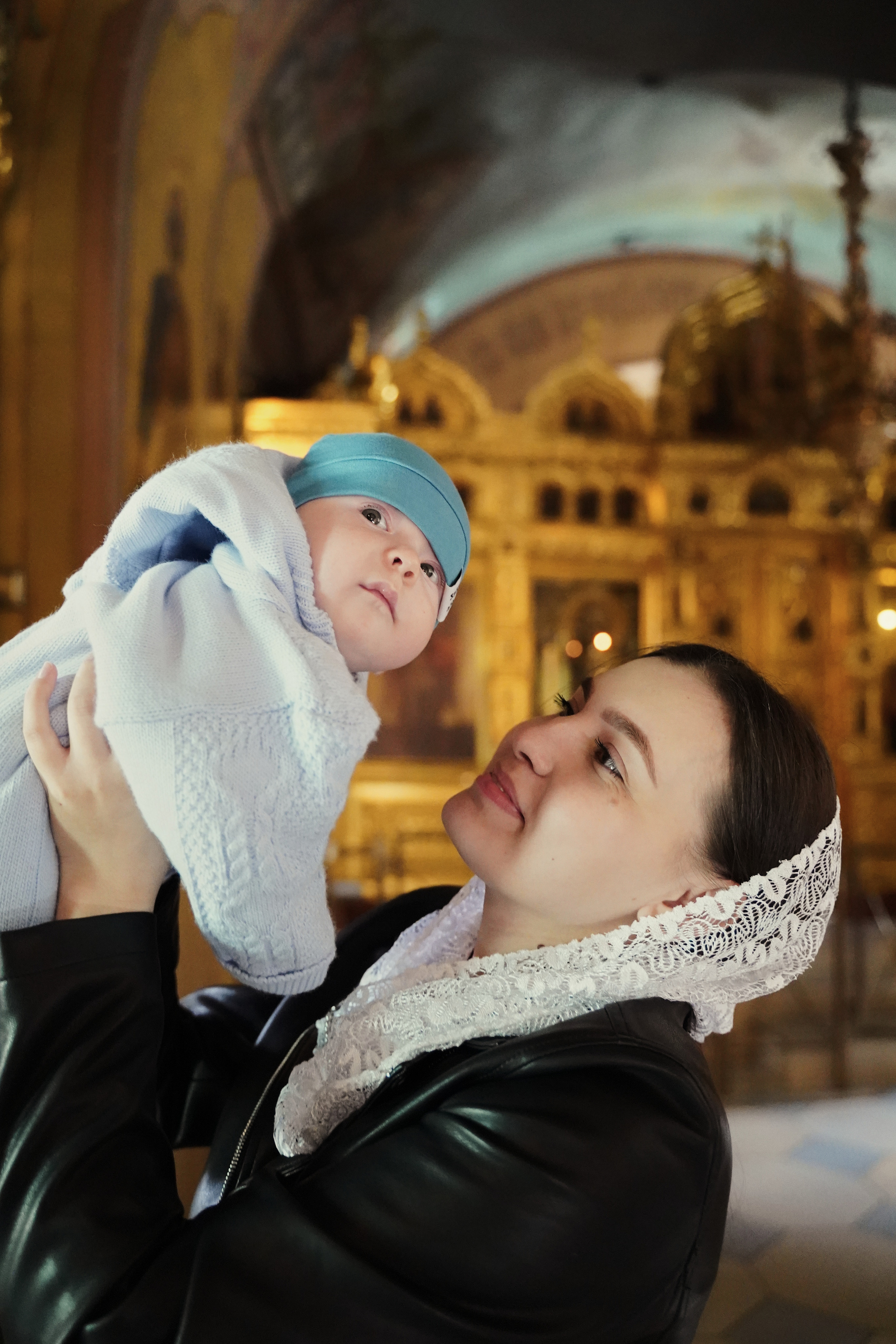 Храм Успения Пресвятой Богородицы в Гончарах.Крещение ребенка.Крестины. Портретный фотограф в Москве Елена Капралова