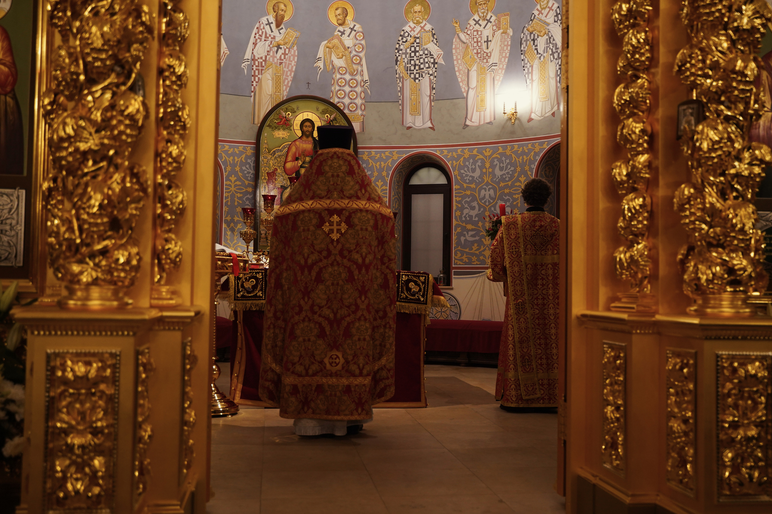 Храм Смоленской иконы Божией Матери. Пасхальное богослужение. Портретный фотограф в Москве Елена Капралова