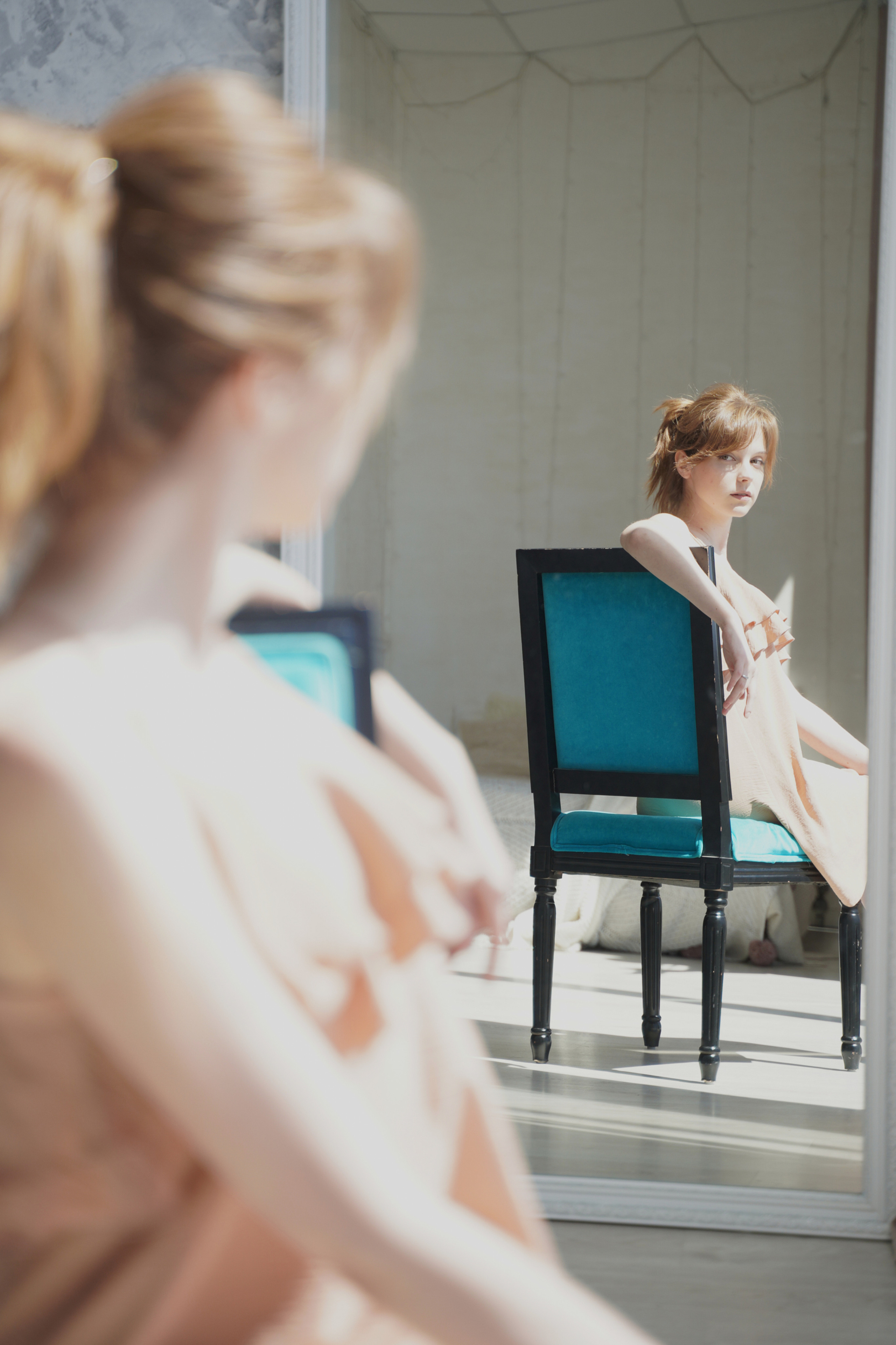 Женская фотосессия в студии. Съемка в фотостудиях Москвы. Портретный фотограф в Москве Елена Капралова