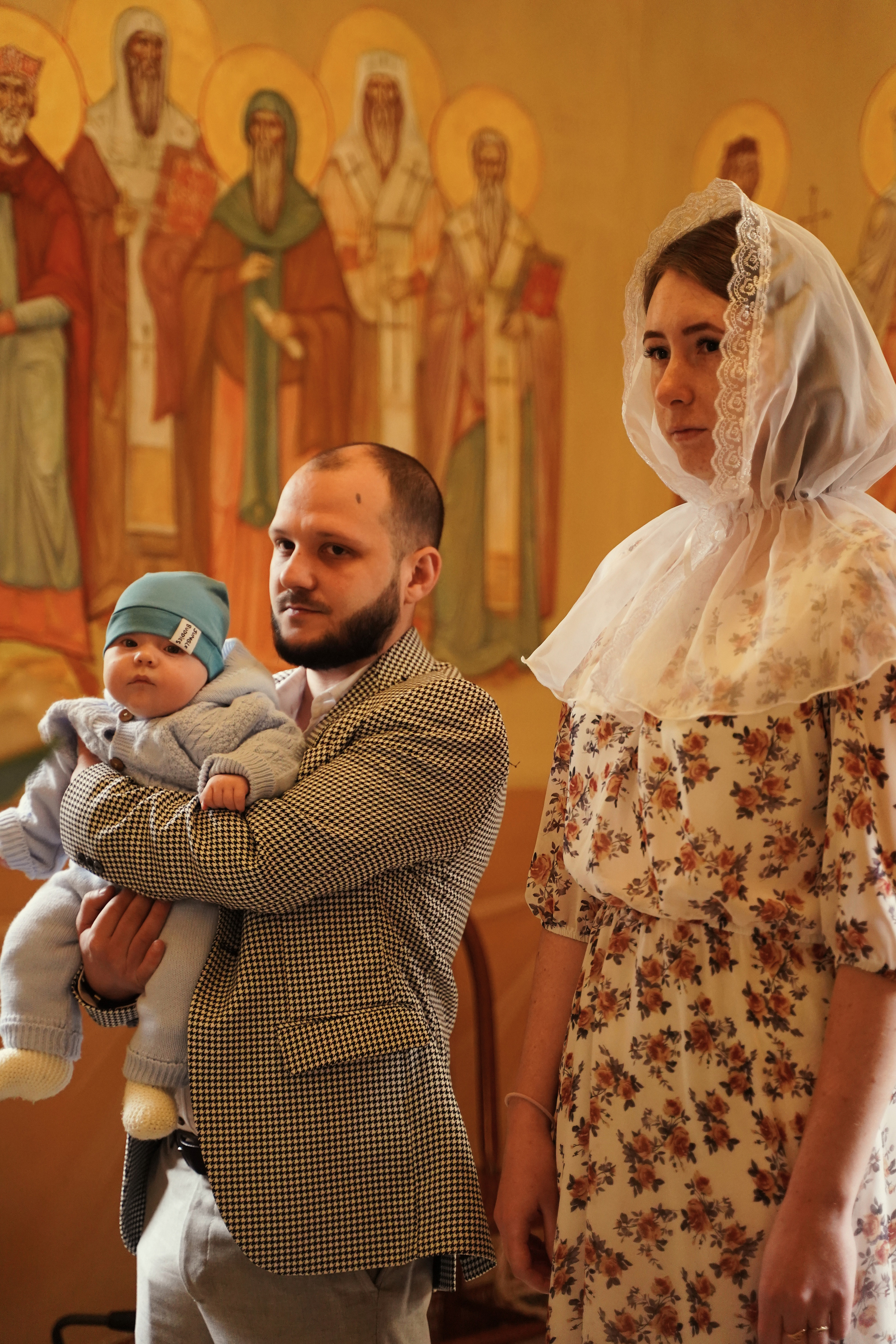 Храм Успения Пресвятой Богородицы в Гончарах.Крещение ребенка.Крестины. Портретный фотограф в Москве Елена Капралова