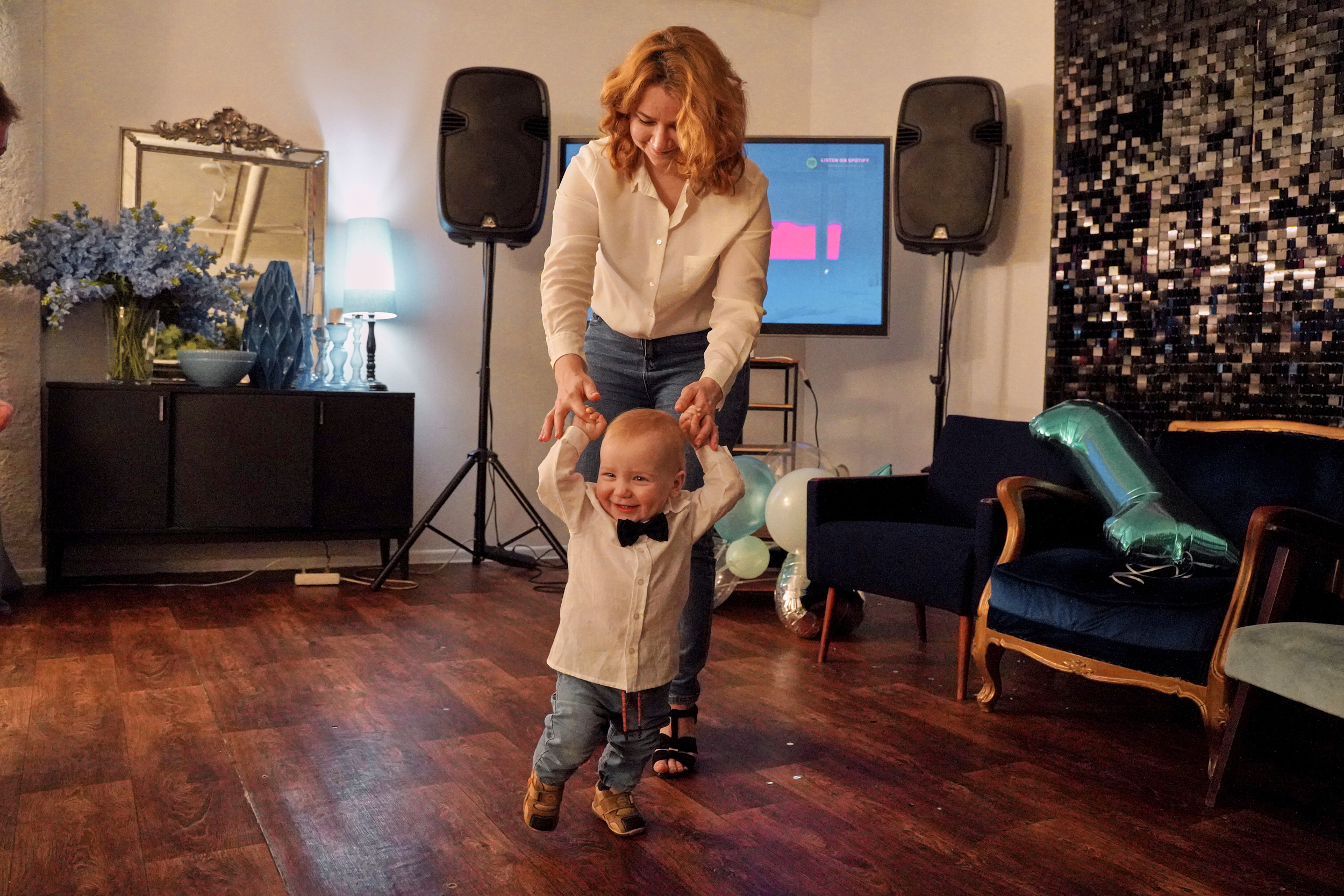 Годовасие малыша. Первый день рождения ребенка. Фотограф на праздник. Портретный фотограф в Москве Елена Капралова