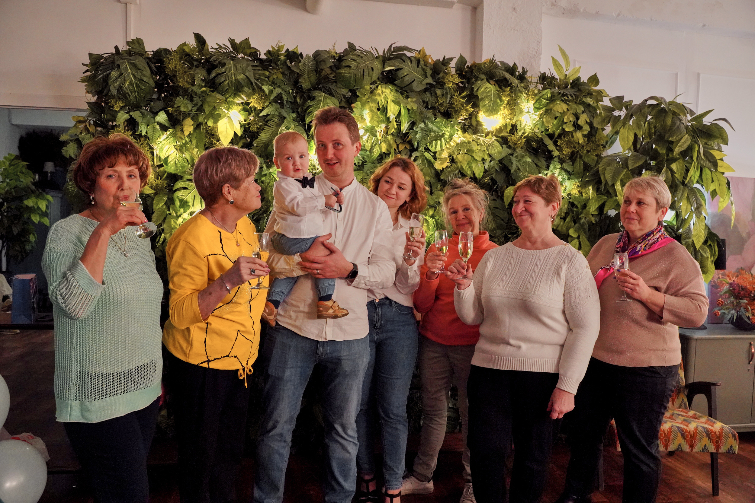 Годовасие малыша. Первый день рождения ребенка. Фотограф на праздник. Портретный фотограф в Москве Елена Капралова