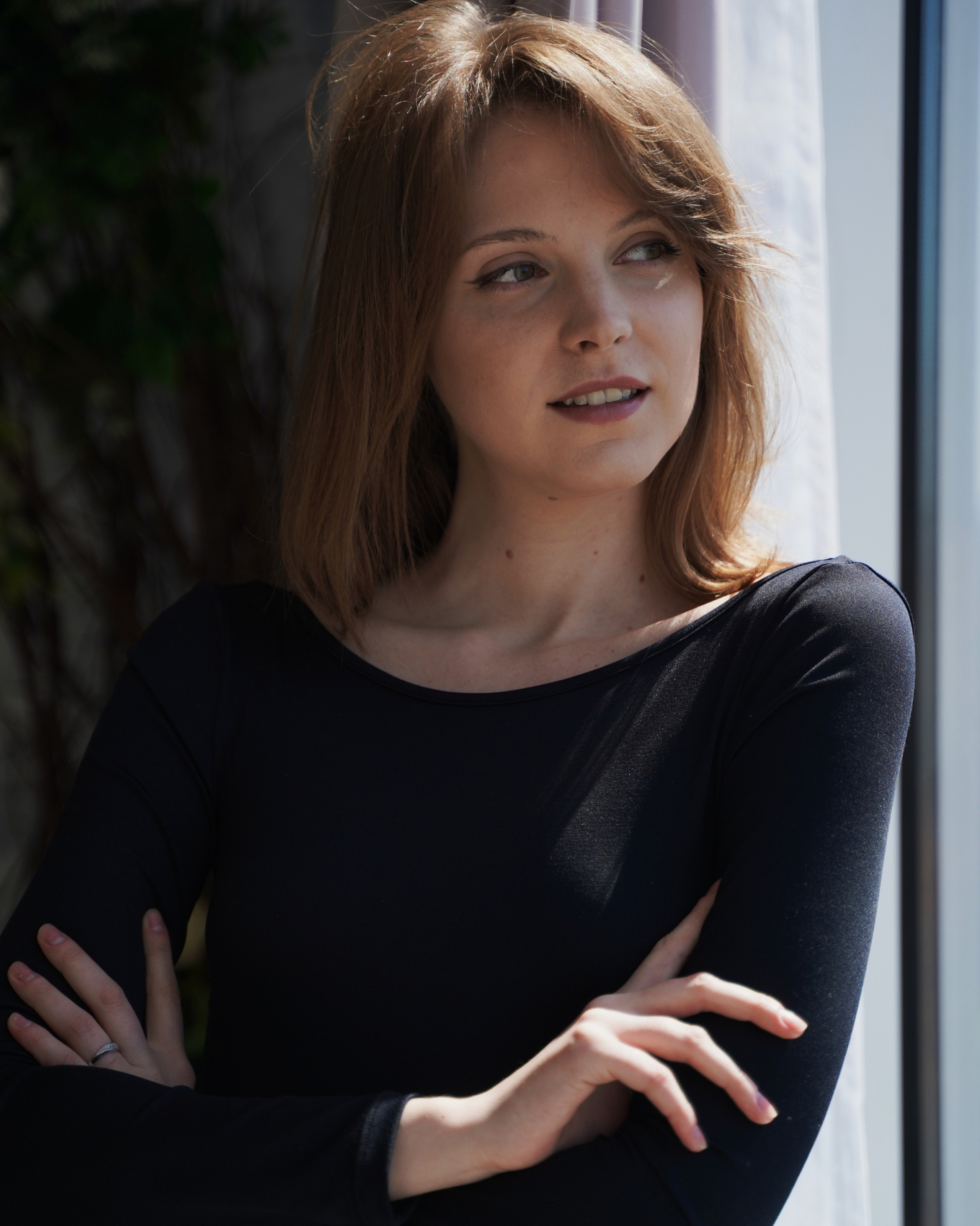 Женская фотосессия в студии. Съемка в фотостудиях Москвы. Портретный фотограф в Москве Елена Капралова