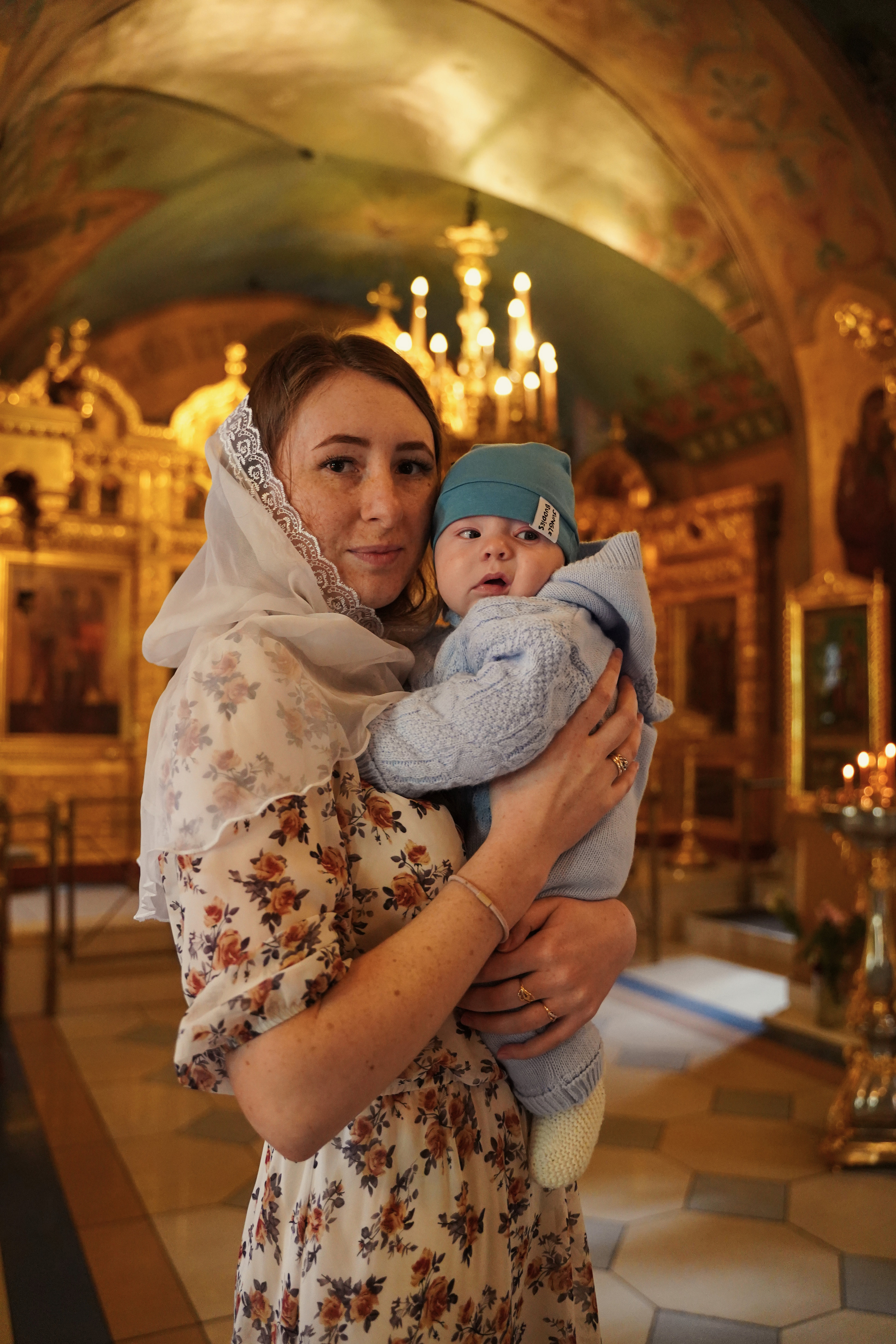 Храм Успения Пресвятой Богородицы в Гончарах.Крещение ребенка.Крестины. Портретный фотограф в Москве Елена Капралова