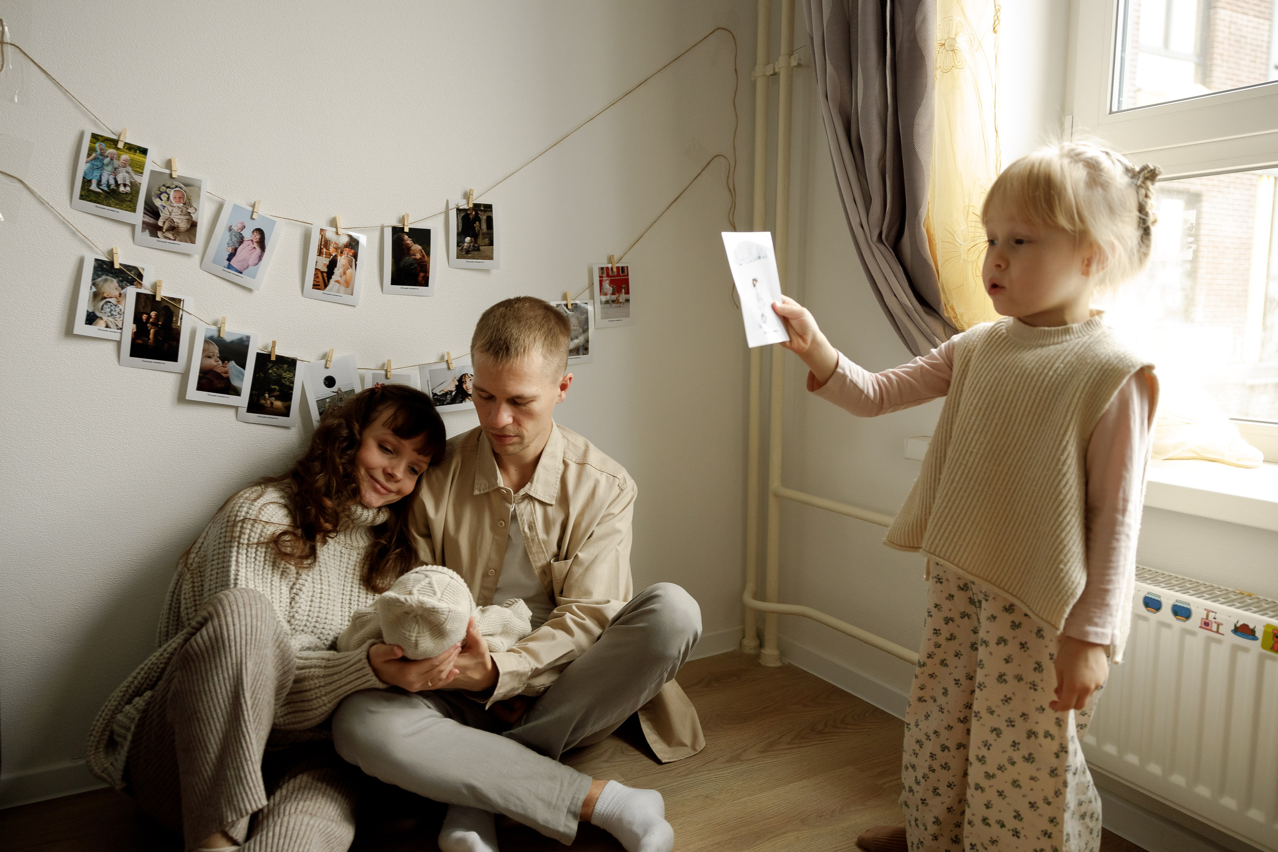 Домашняя семейная съёмка. Фотограф Москва