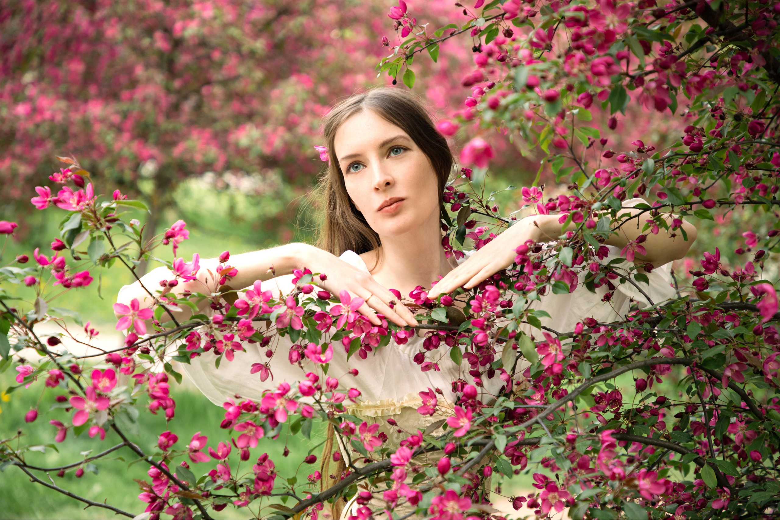 Пикник в розовых яблонях. Юлия Башкатова, сказочный фотограф, Москва