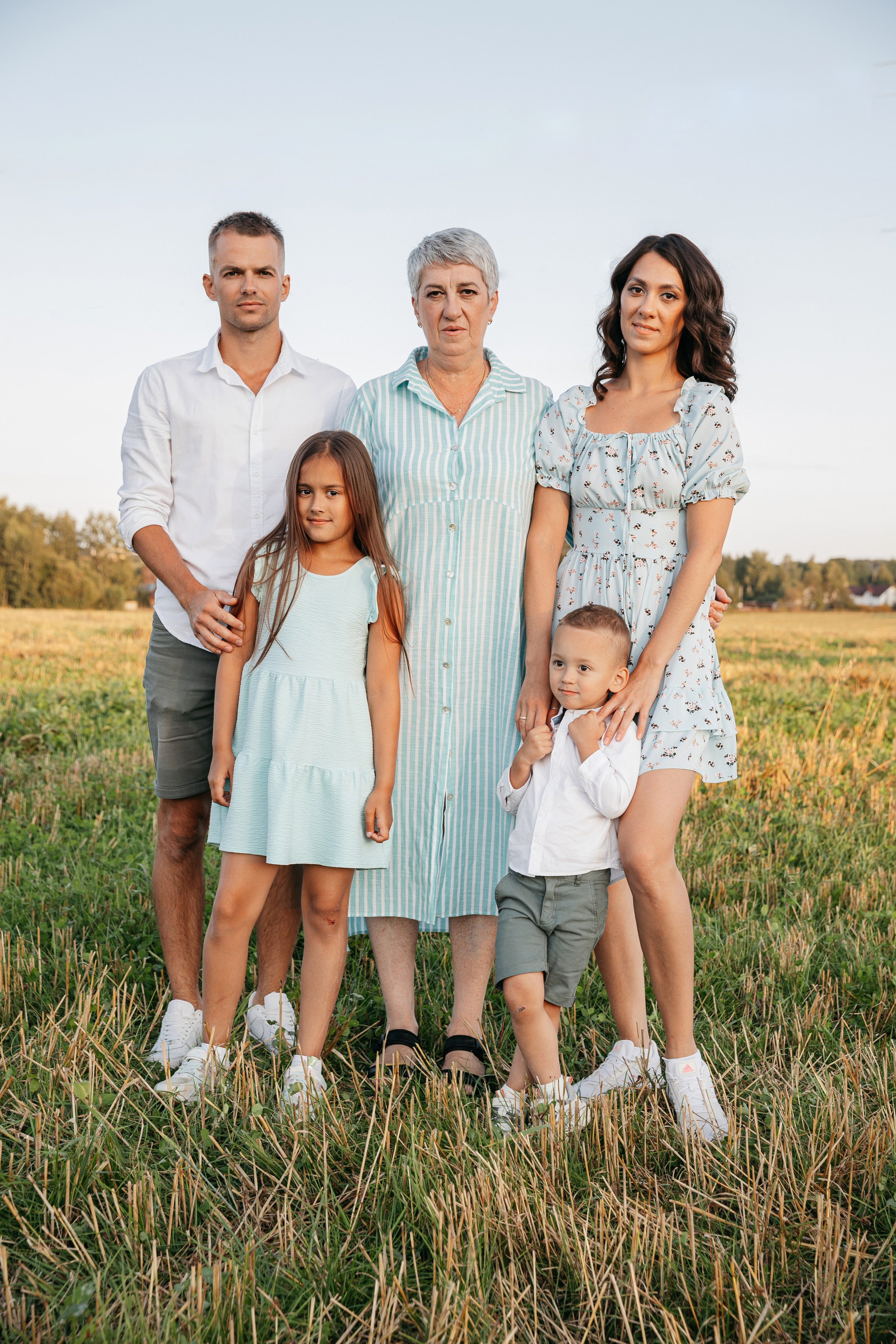 Семейная закатная съемка. Фотограф в Твери Лагодная Яна