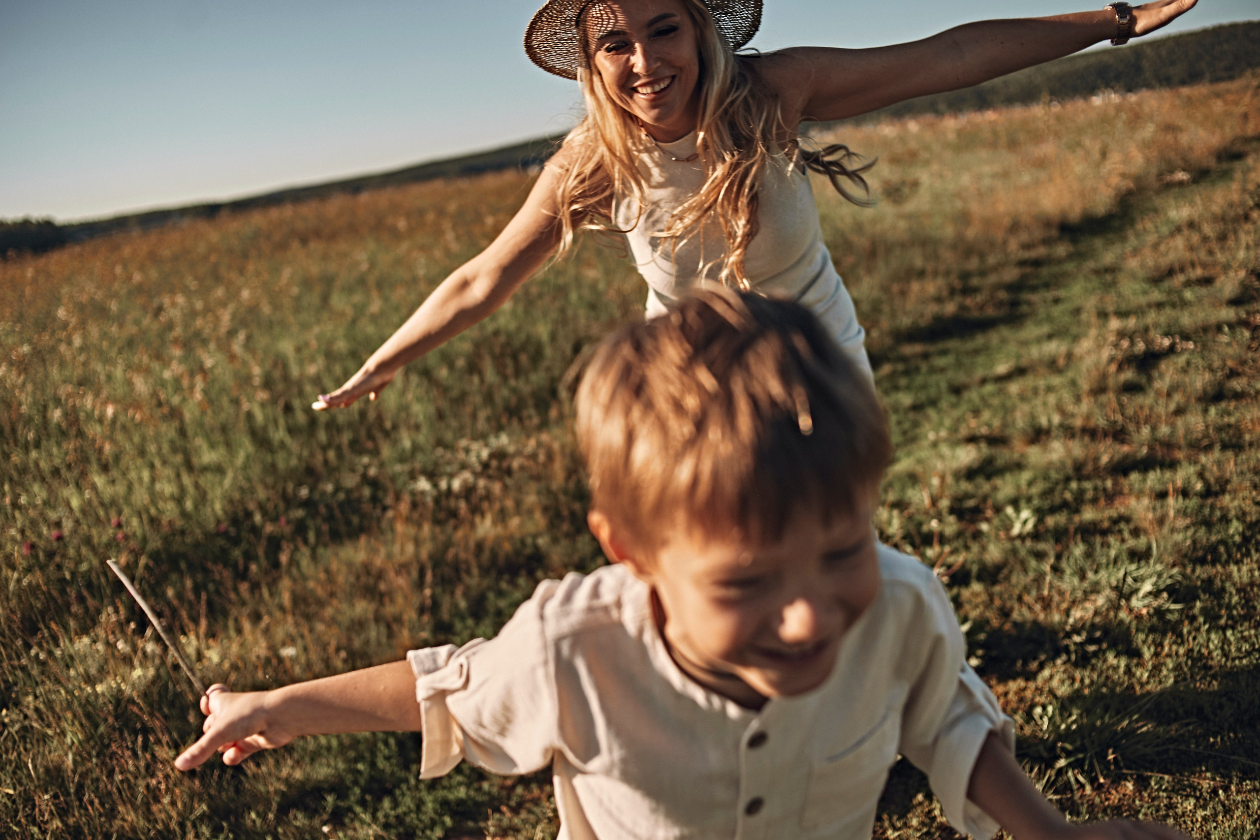 Оля с сыном. Главная