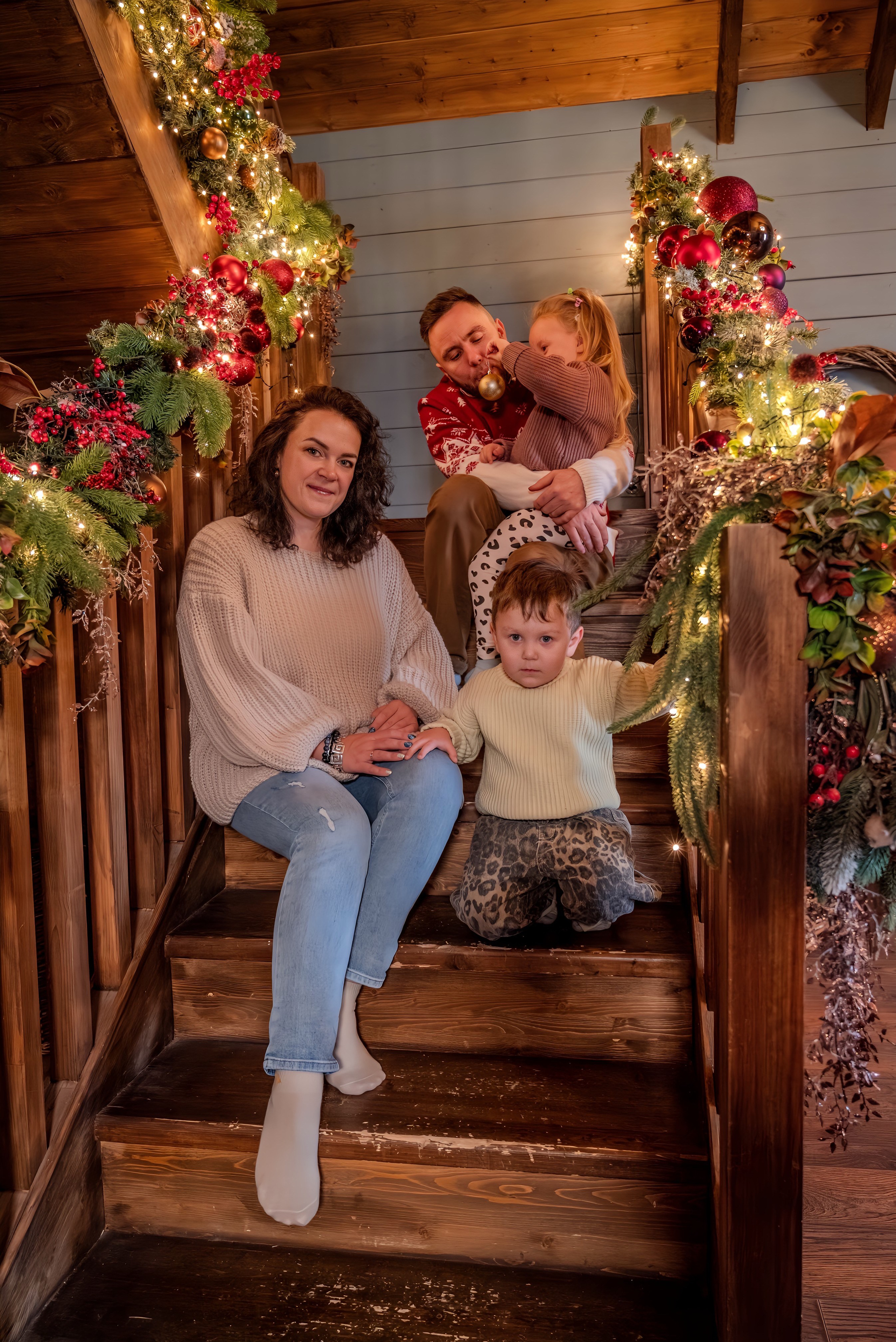 Семейный вечер в Шале. Семейный и детский фотограф Москва