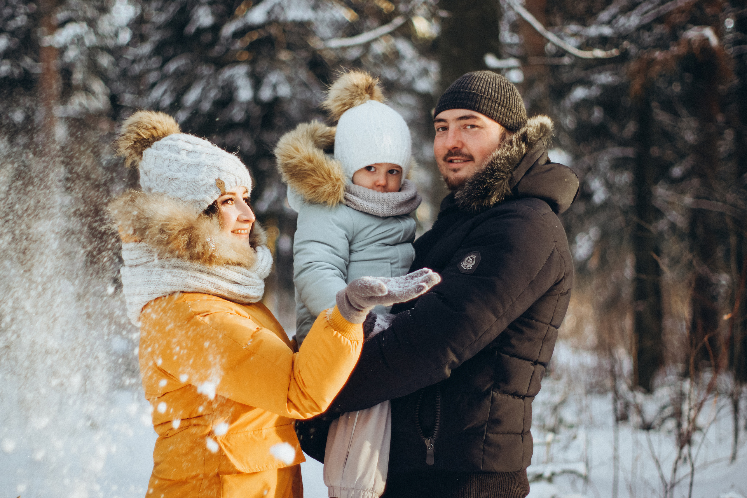 Зима в парке. Свадебный и семейный фотограф Томск| Юлия Филатова