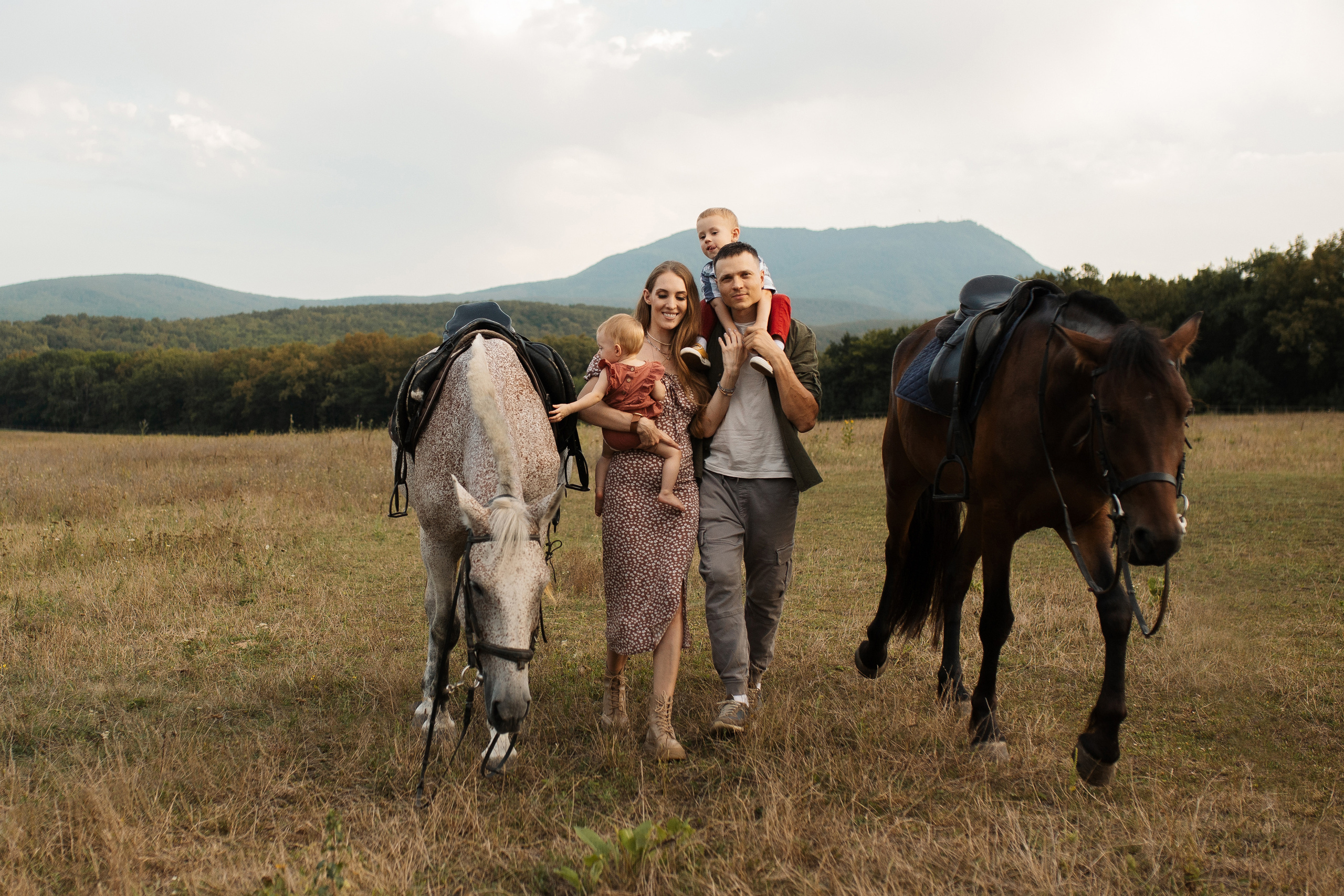 Ярослав, Ирина и детки. Ну очень атмосферная серия!. Семейный и детский фотограф в Краснодаре Мария Галло