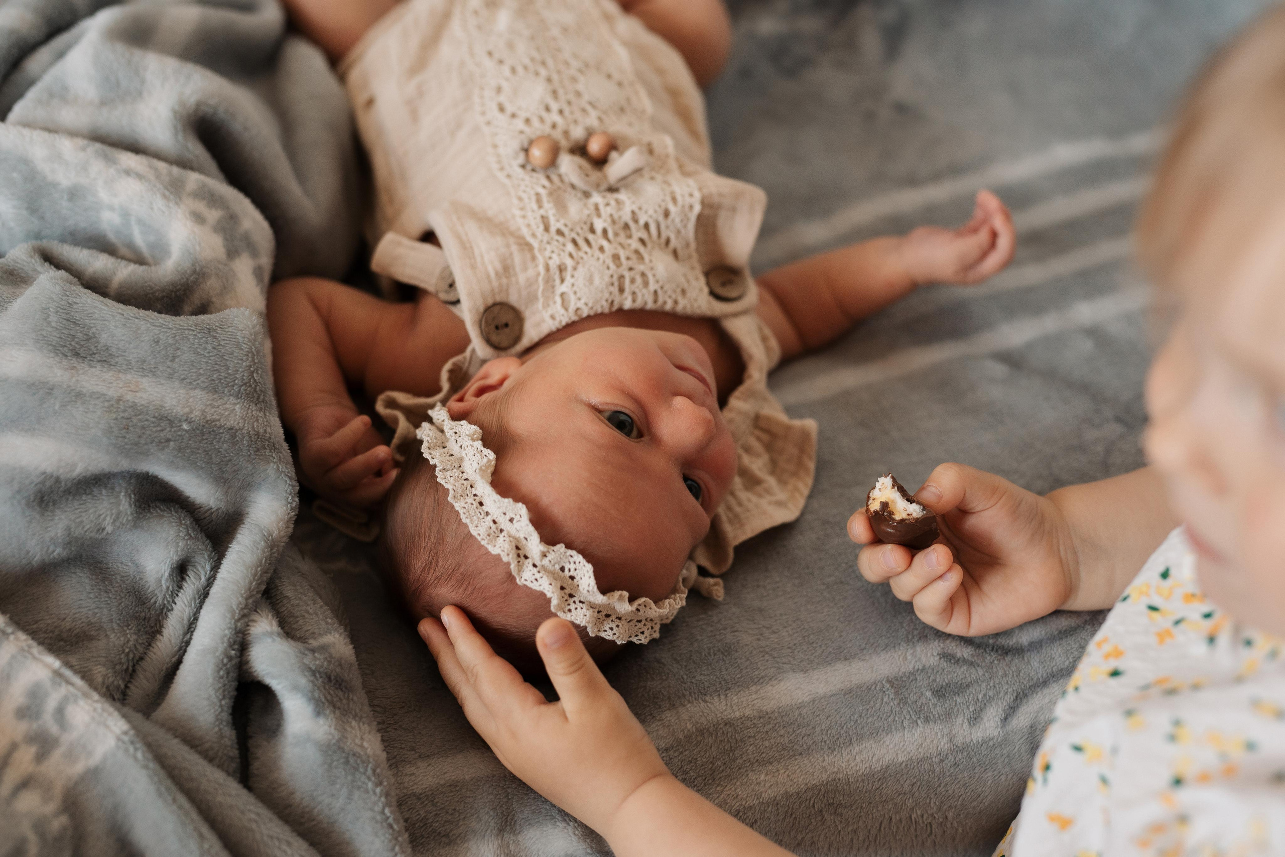 Андрей, Аня, Настена и Машенька. Домашний ньюборн. Семейный и детский фотограф в Краснодаре Мария Галло