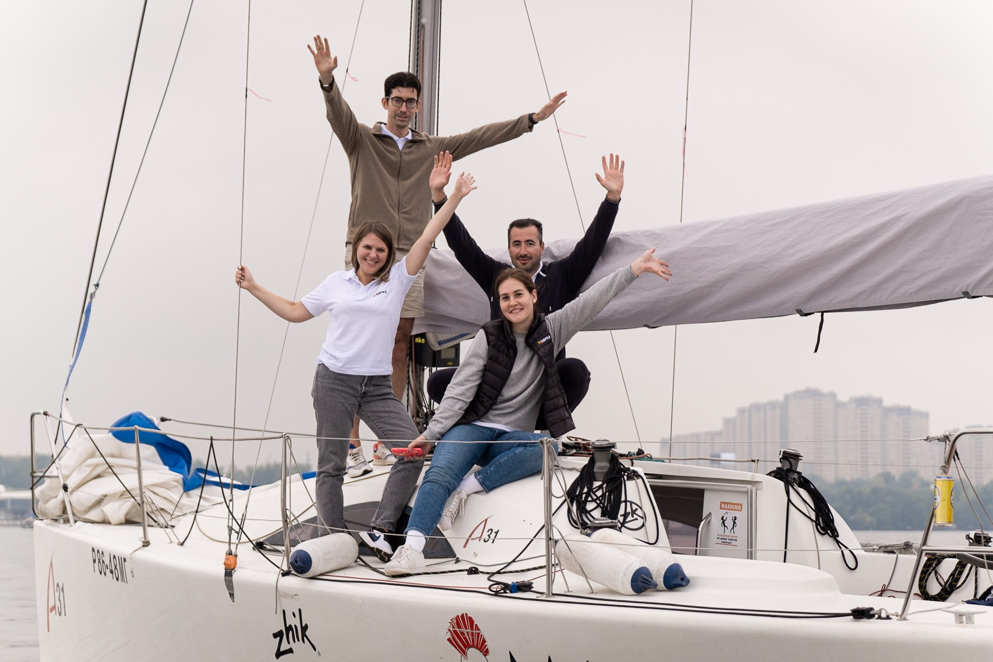 Корпоративная парусная регата Evraz. Репортажный фотограф Денис Тихомиров. Москва